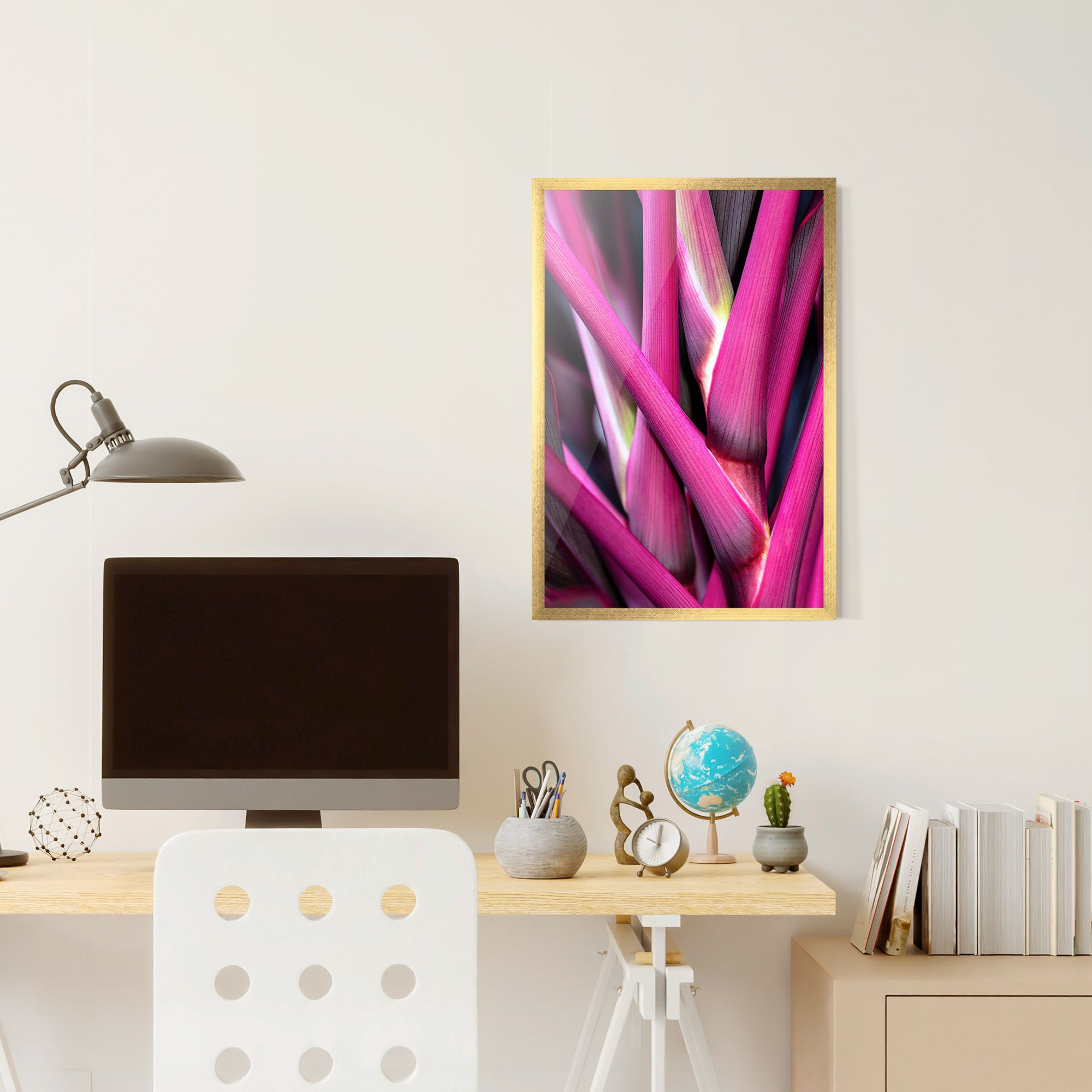 Purple Exotic Plant mockup 6