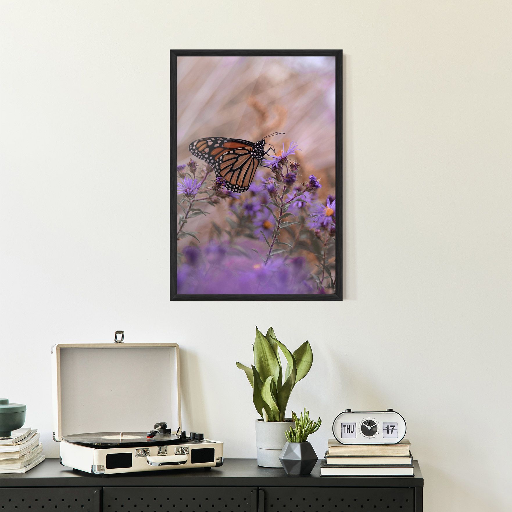 Wild Plant Butterfly mockup 2