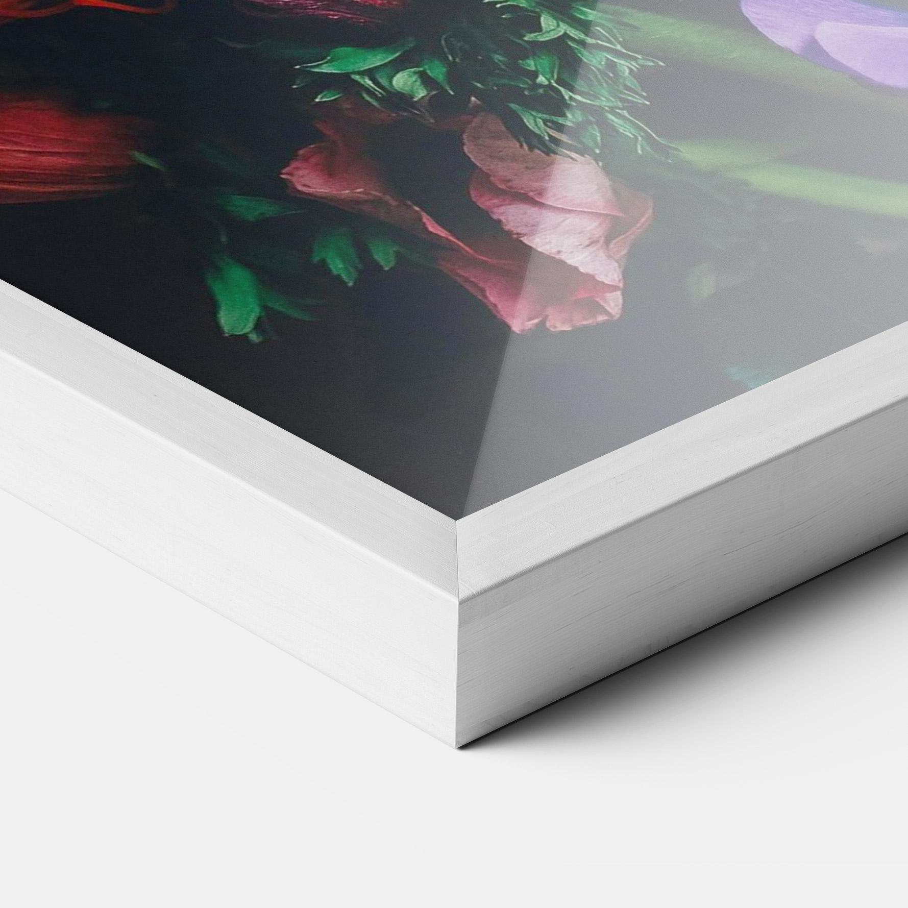 Рамкиран постер Flower Garden mockup 3