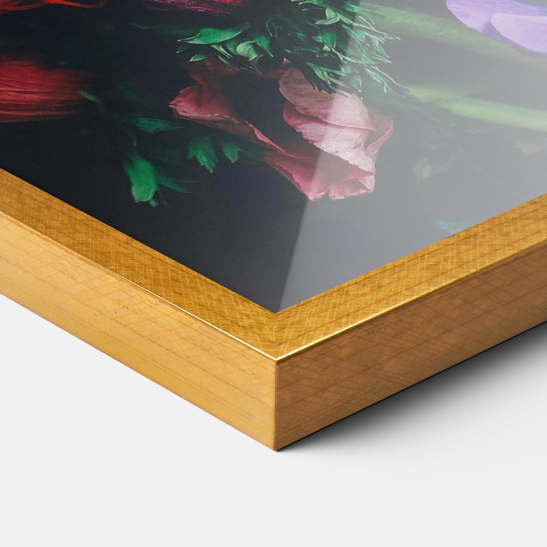 Рамкиран постер Flower Garden mockup 3