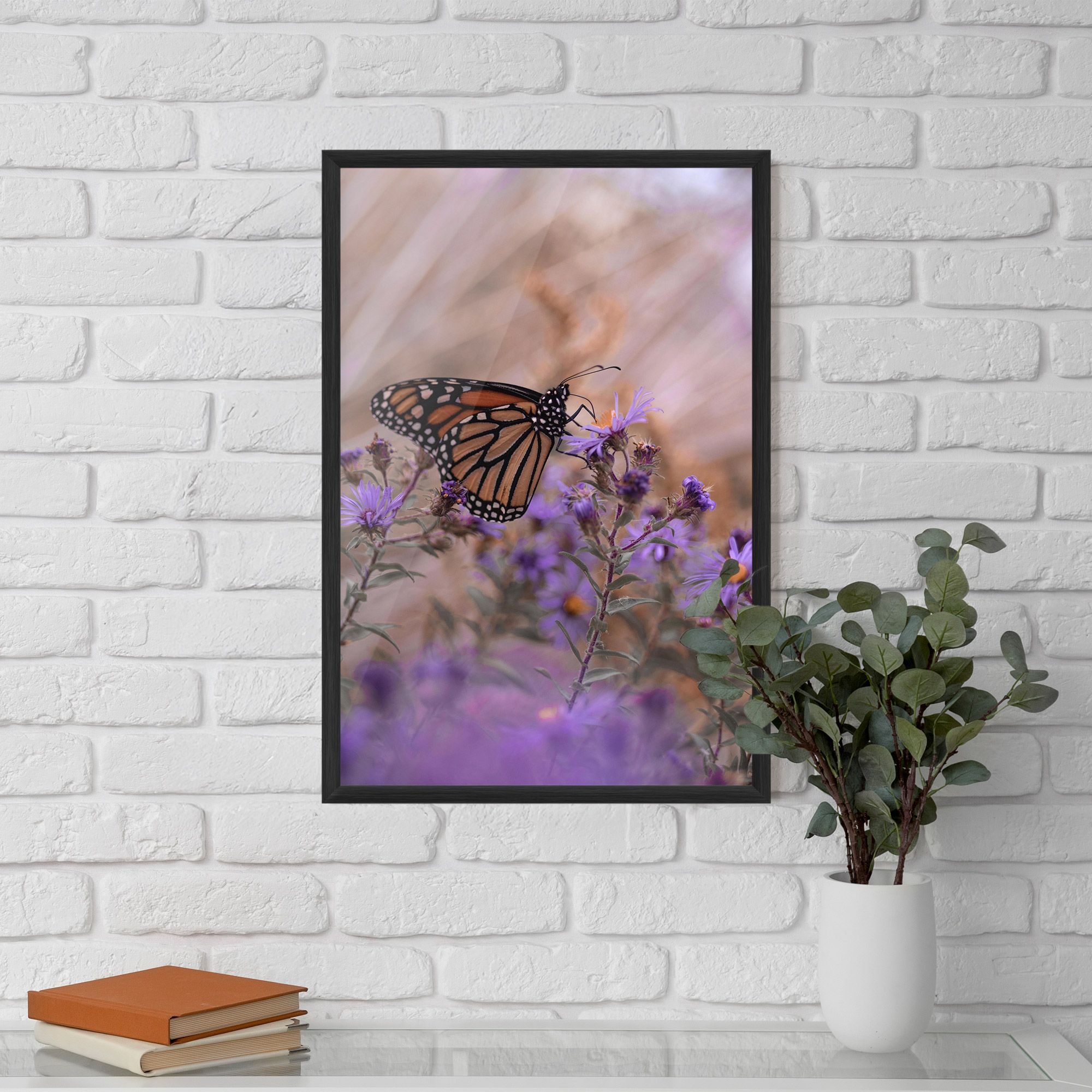 Wild Plant Butterfly mockup 5