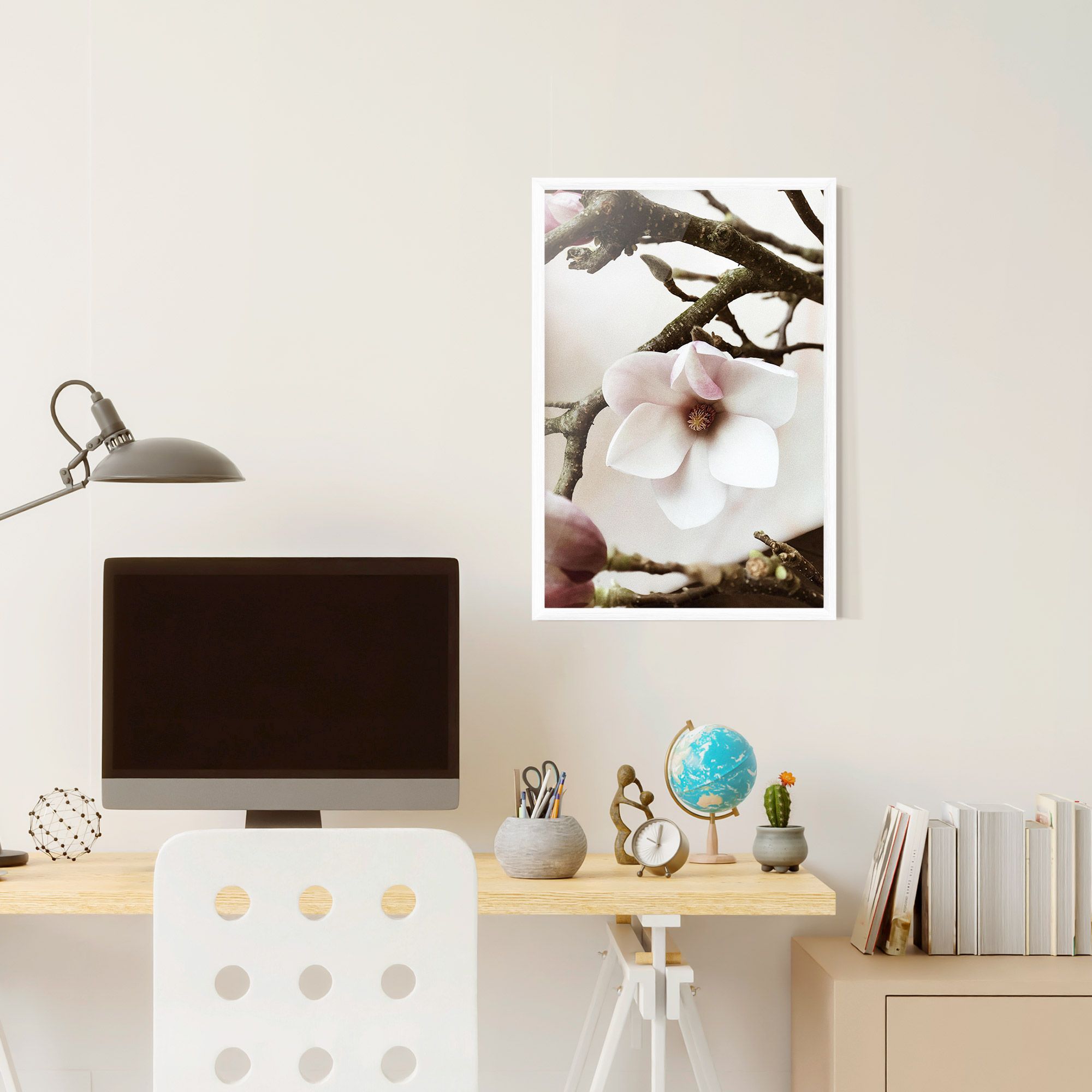 White Flower Tree mockup 6