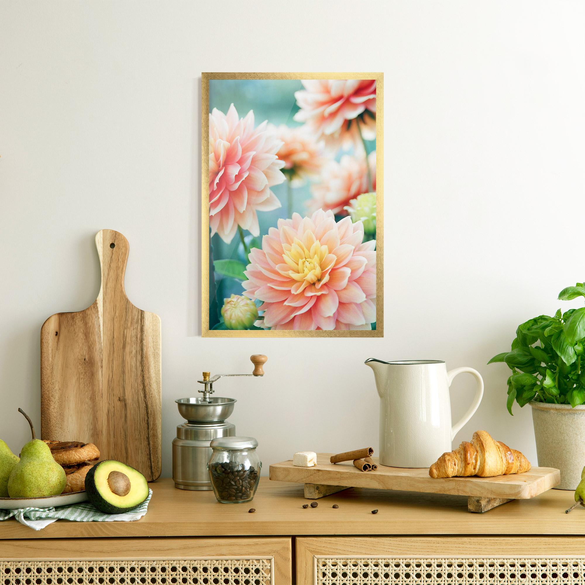 Рамкиран постер Pink Spring mockup 8