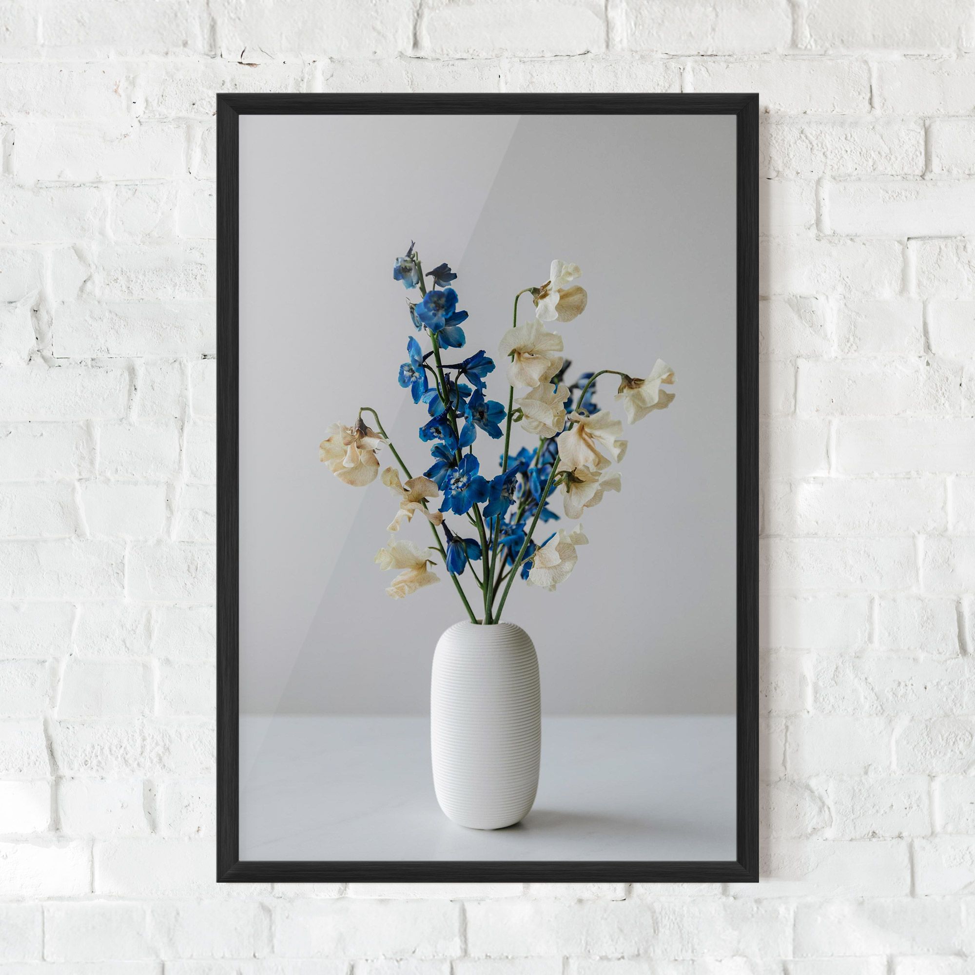 Blue White Vase mockup 0