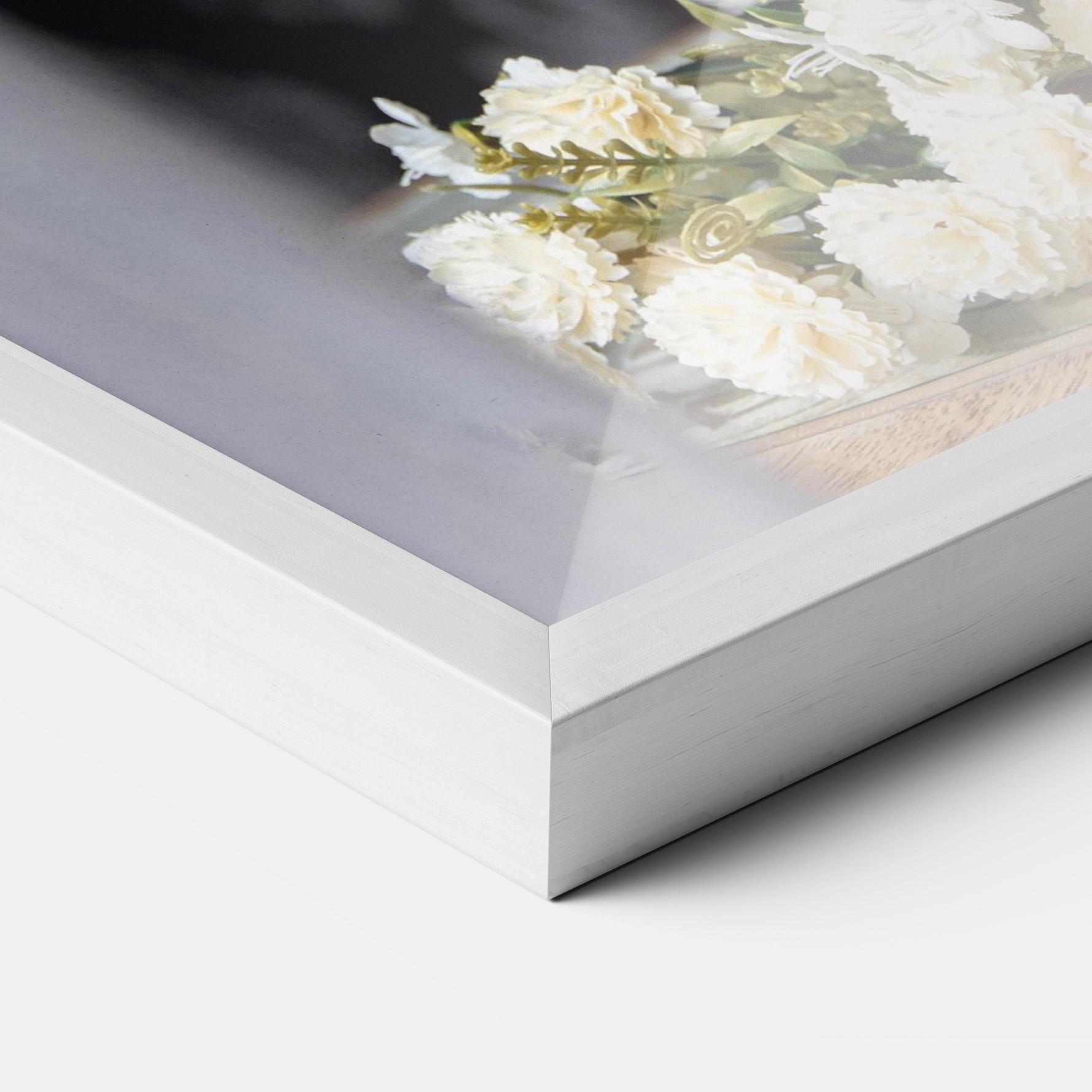 Рамкиран постер Blue Patern Vase mockup 3