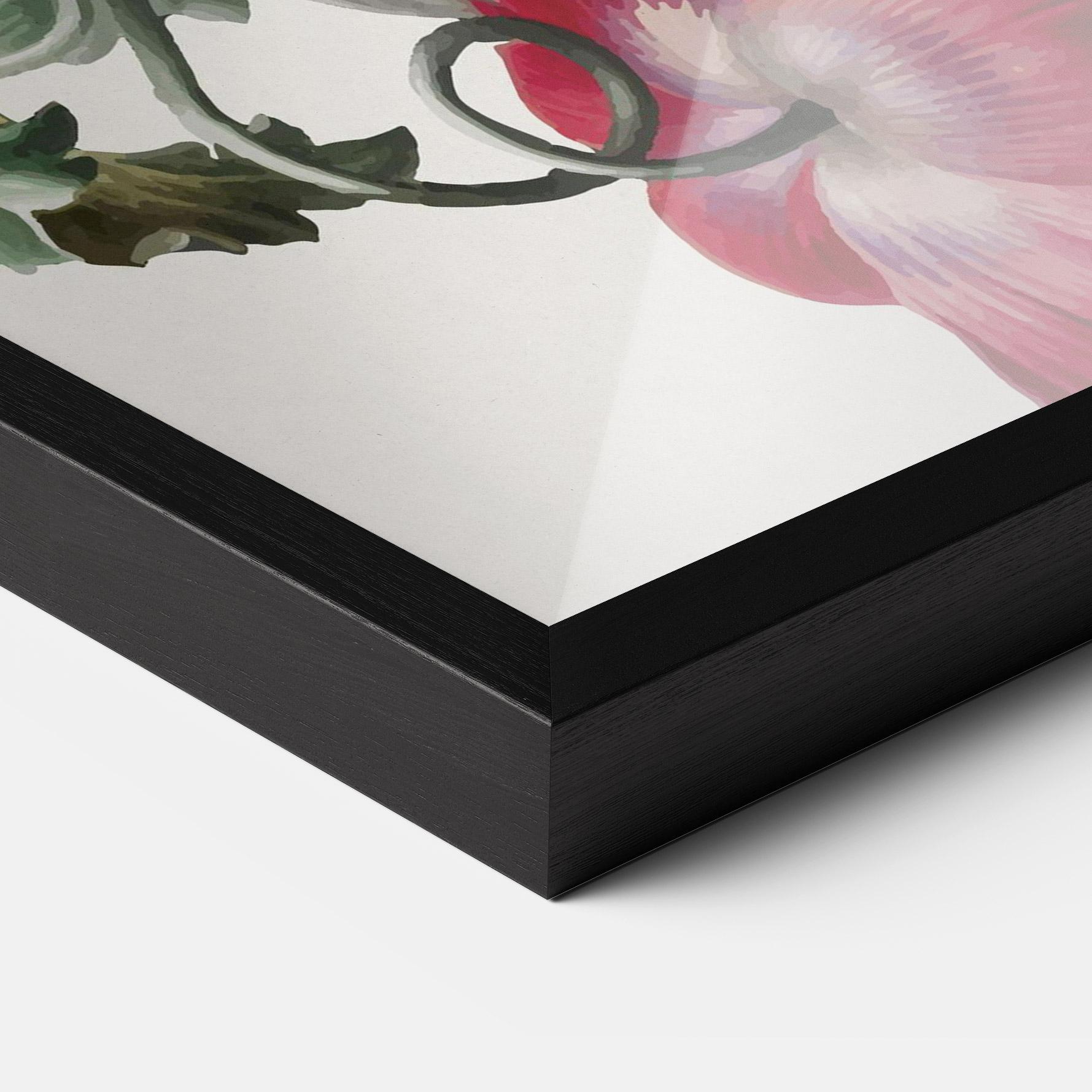 Рамкиран постер Butterfly Vase mockup 3