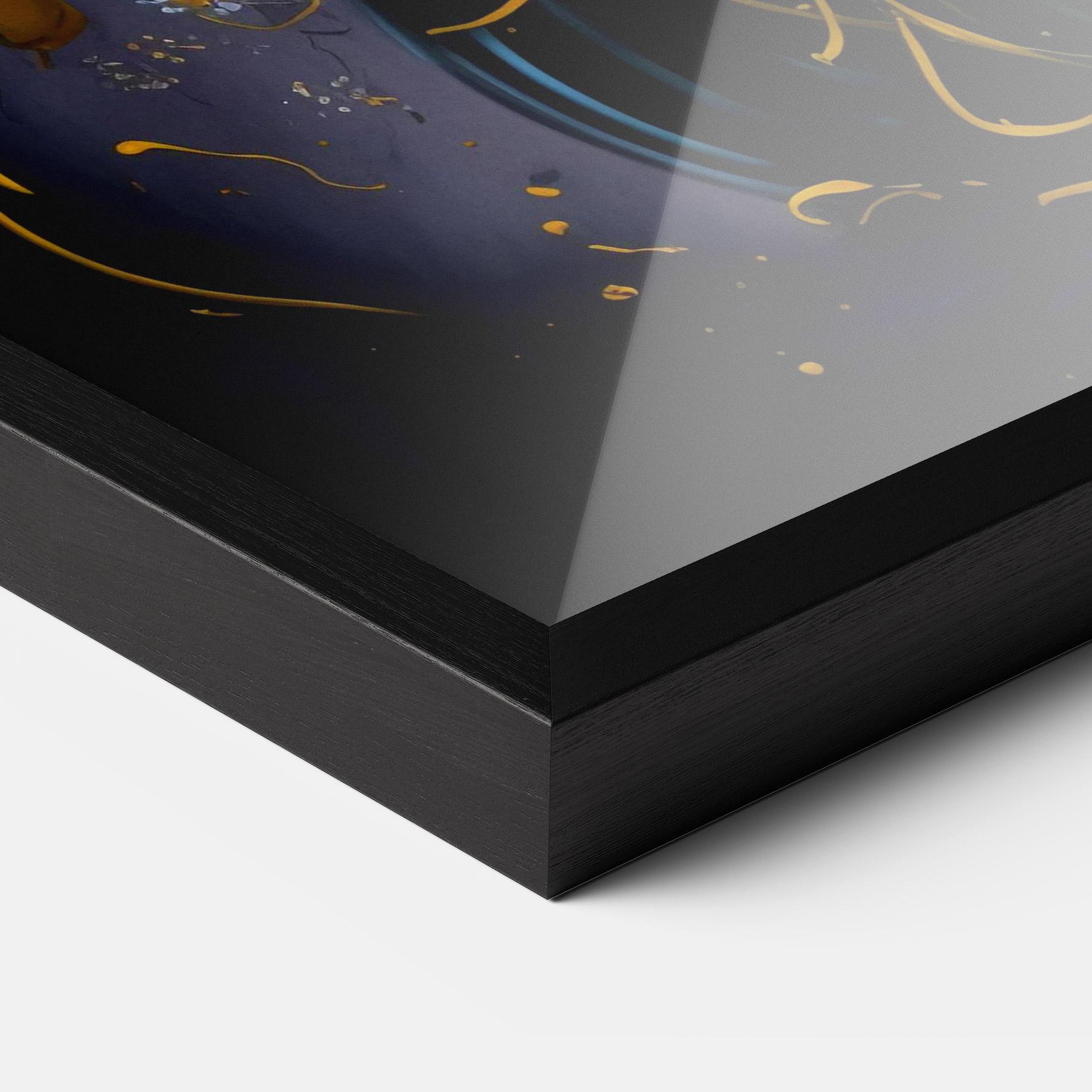 Рамкиран постер Yellow Flower Art Vase mockup 3