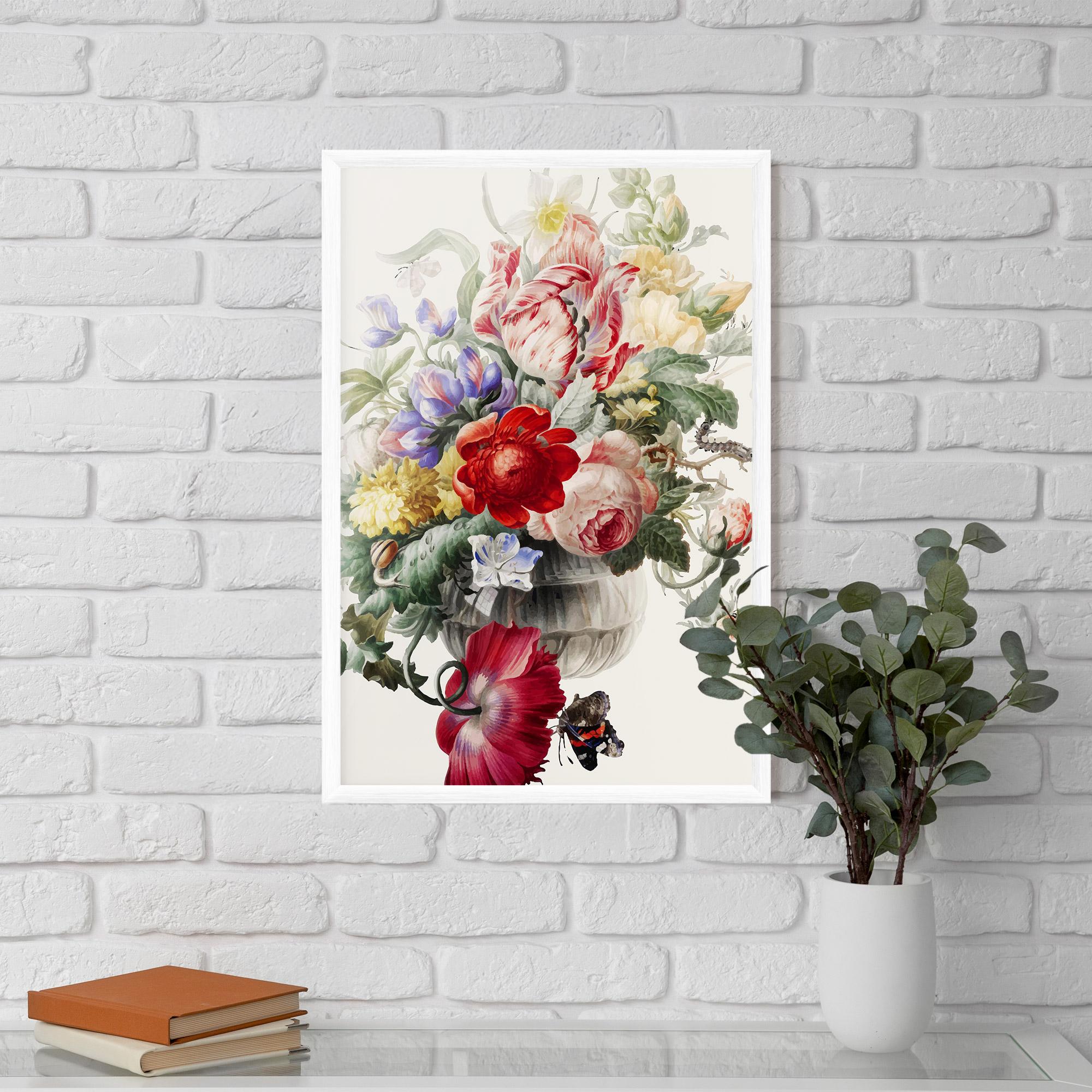 Рамкиран постер Butterfly Vase mockup 5
