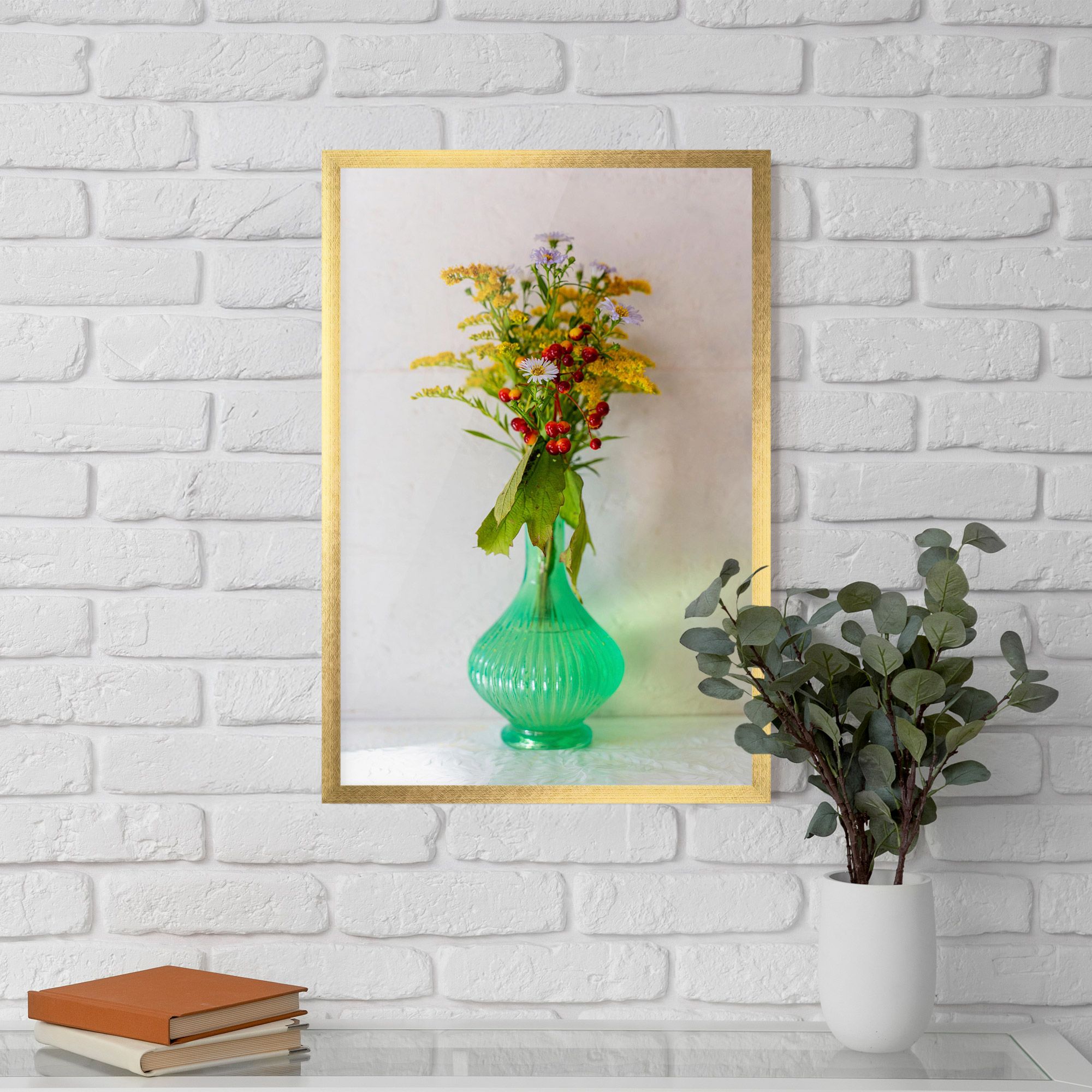 Green Pretty Vase mockup 5