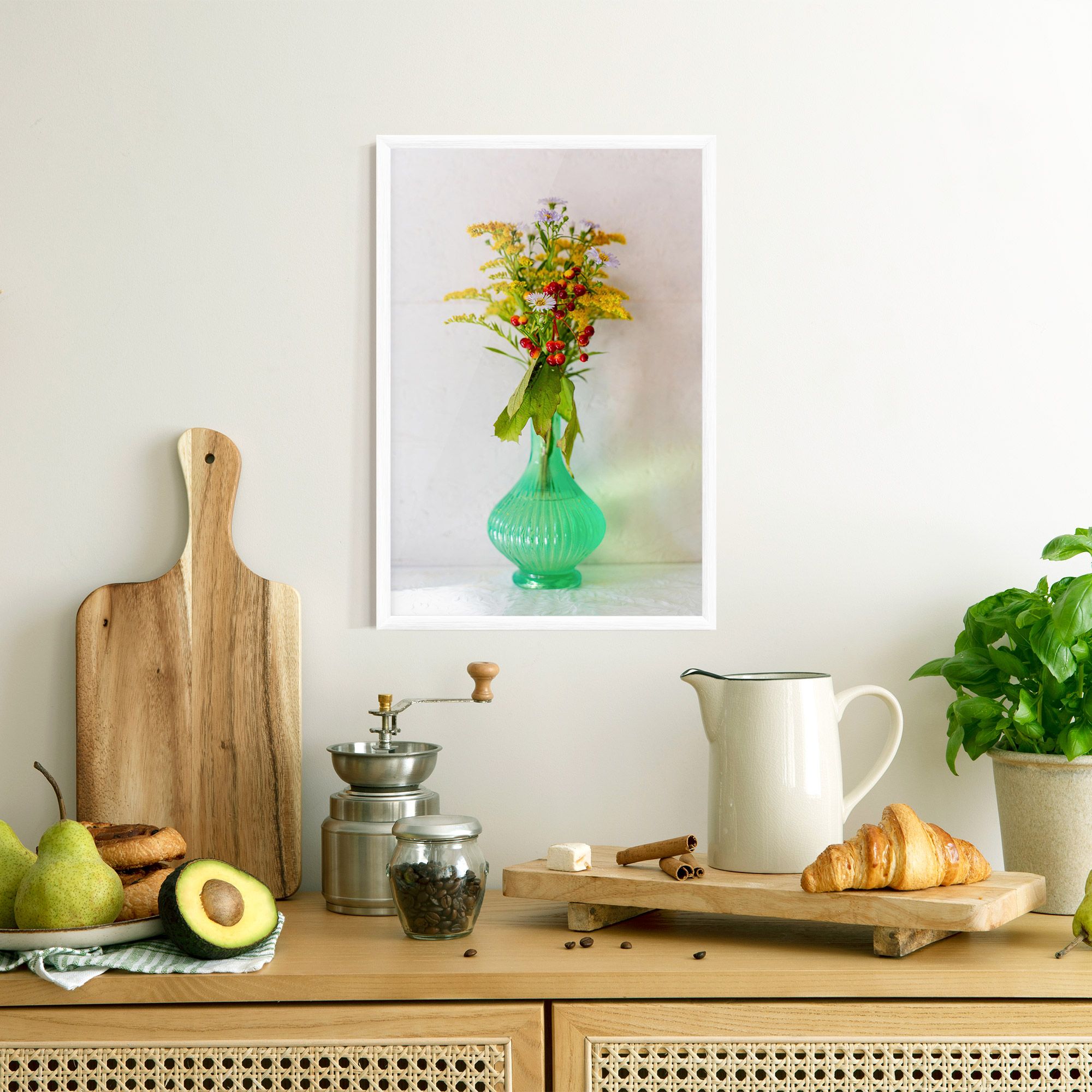 Green Pretty Vase mockup 8