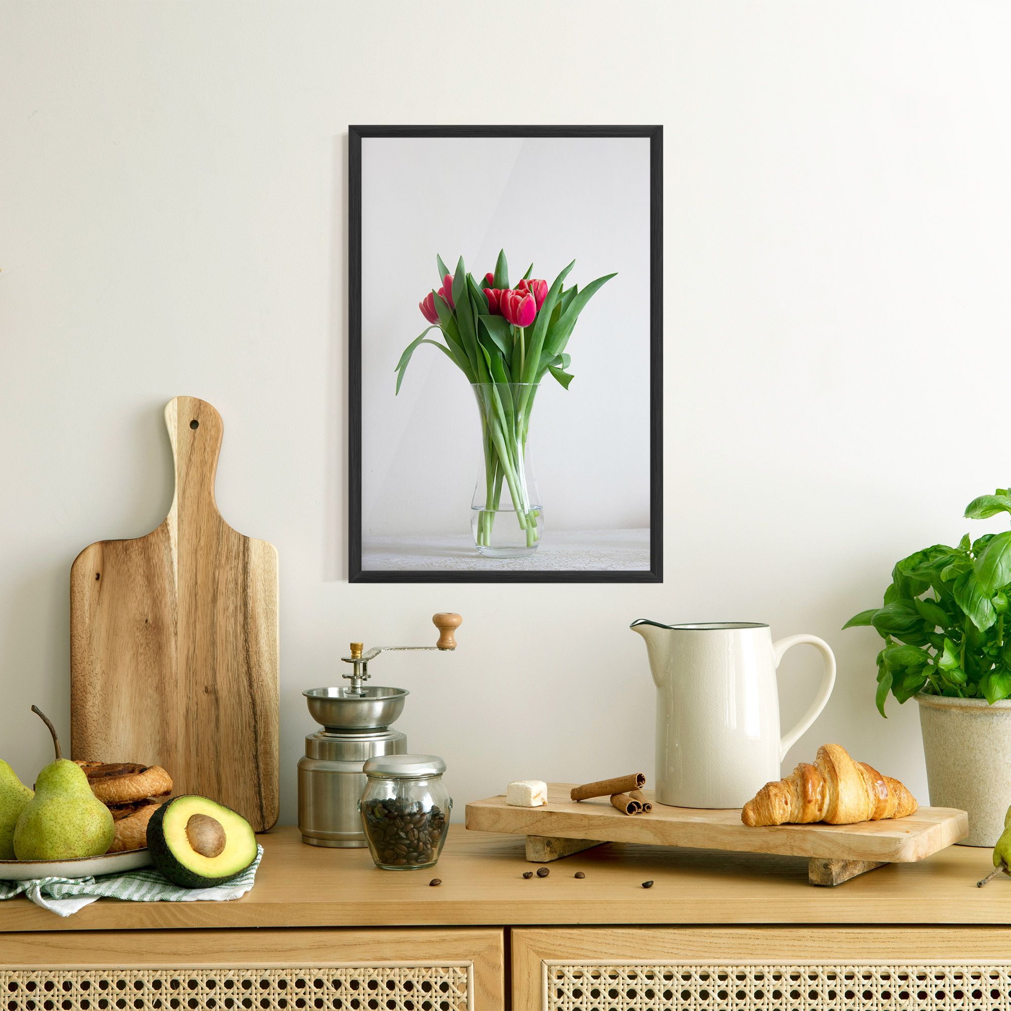 Pretty Tulips Vase mockup 8