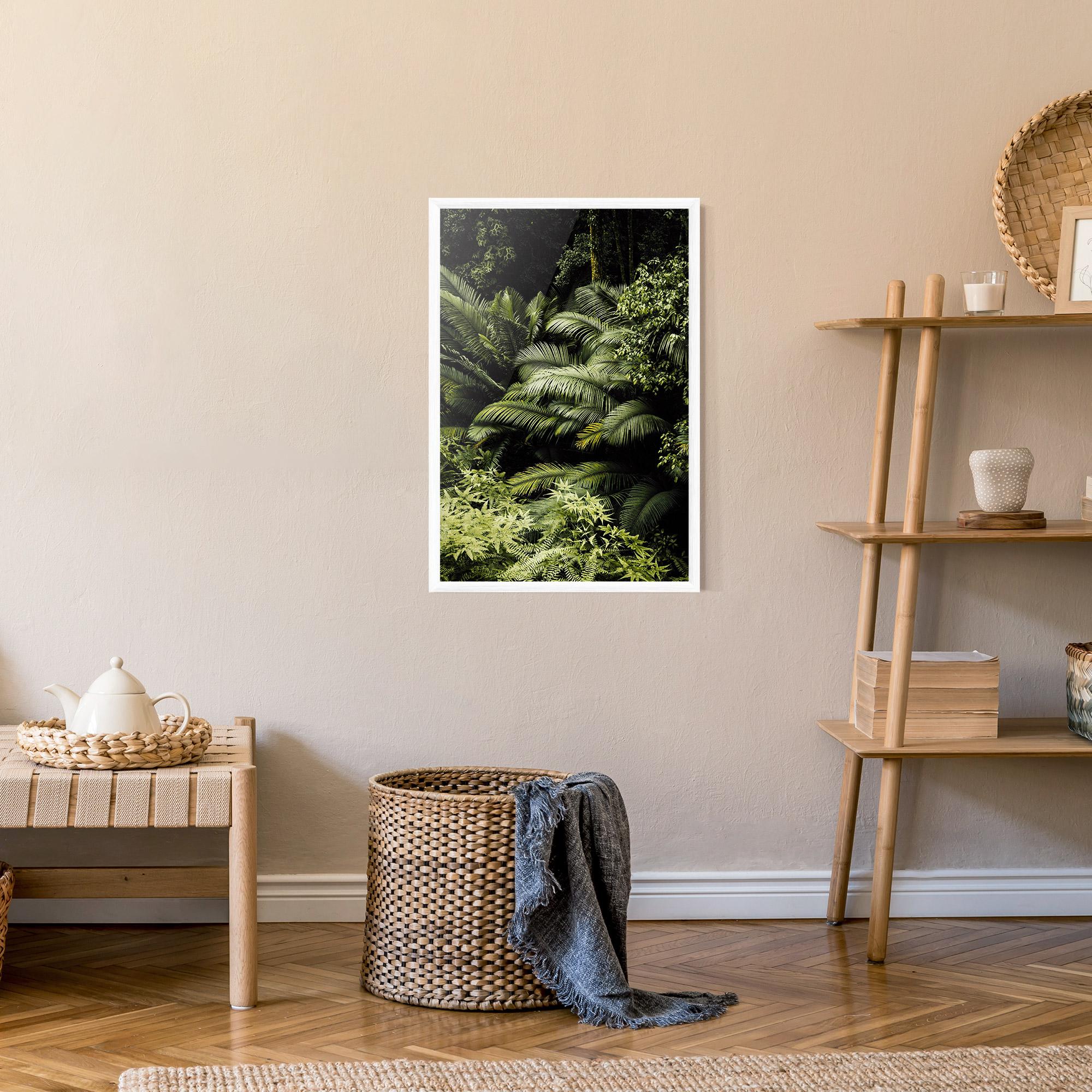 Рамкиран постер Into The Jungle mockup 9