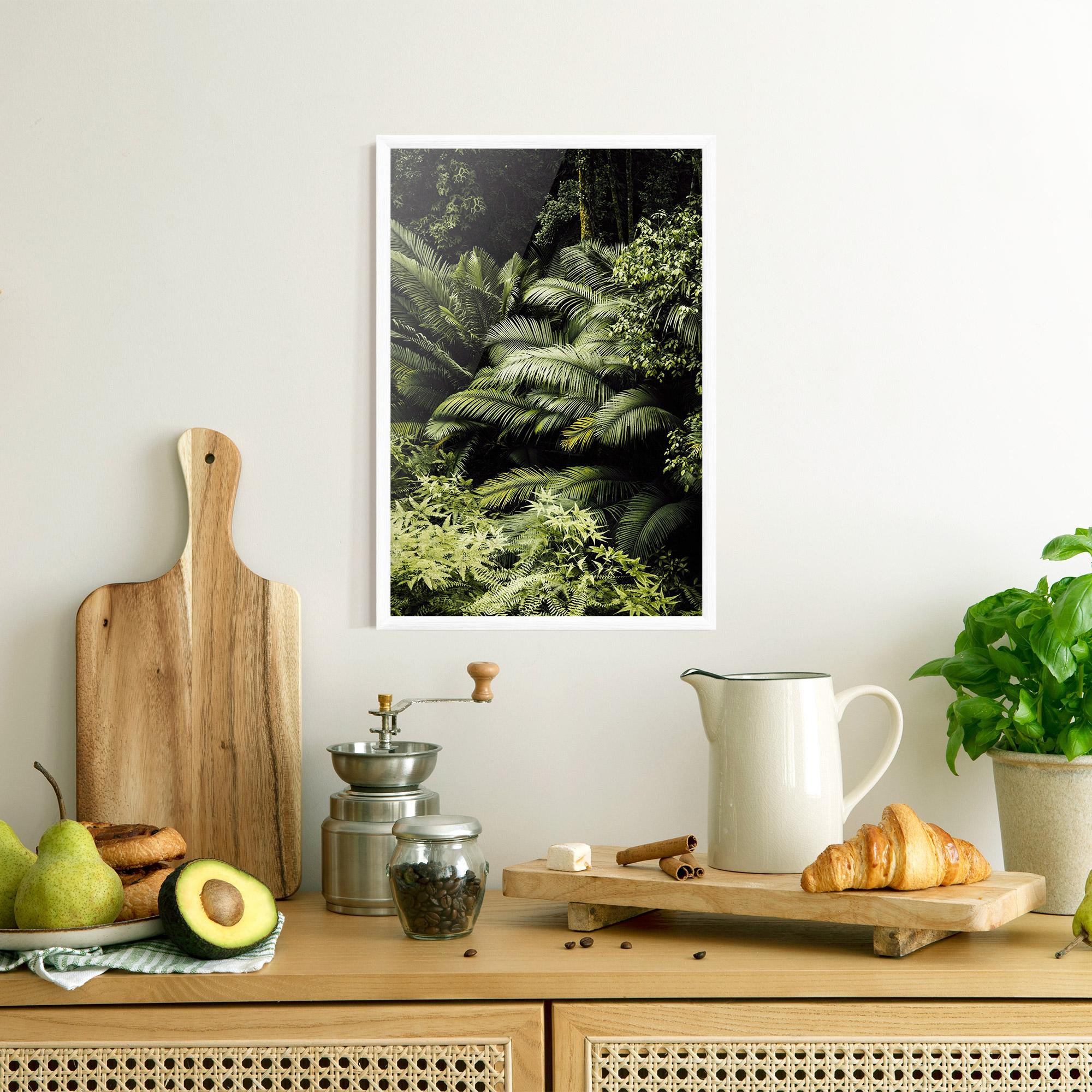 Рамкиран постер Into The Jungle mockup 8