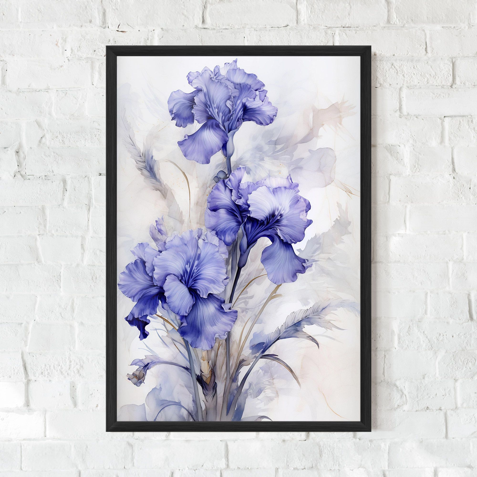Purple Iris Painting mockup 0