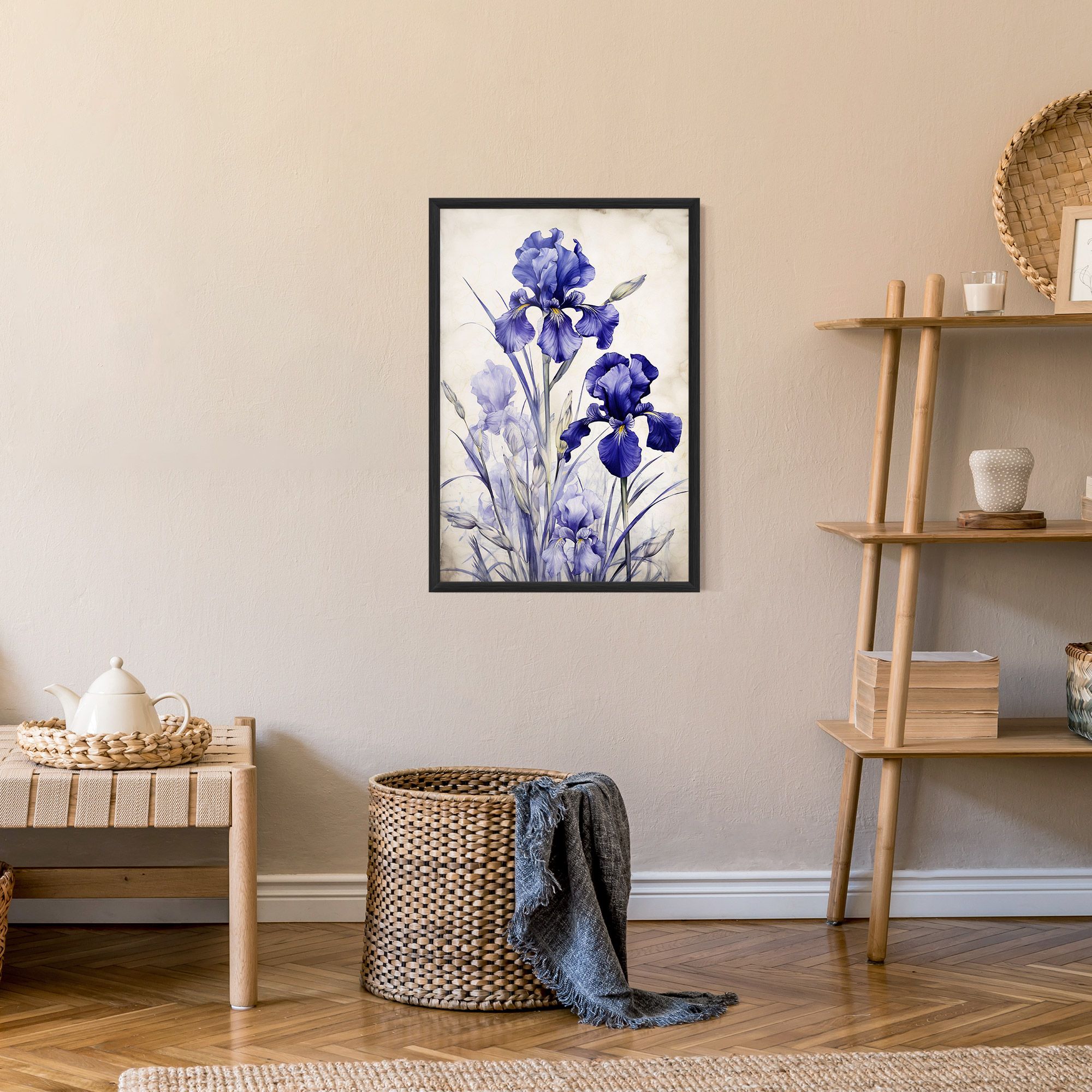 Irises Painting mockup 9
