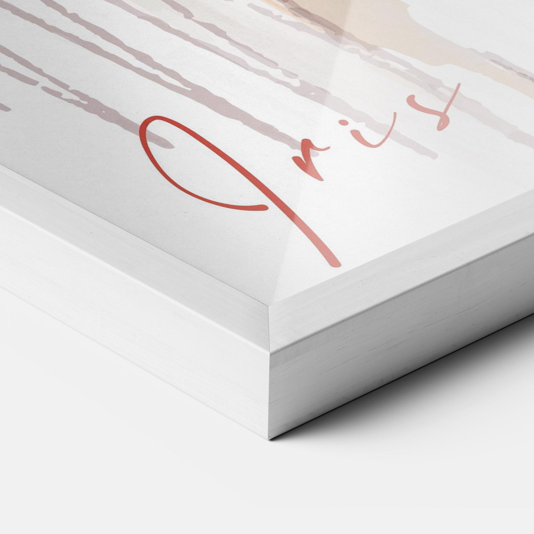 Рамкиран постер Orange Iris mockup 3