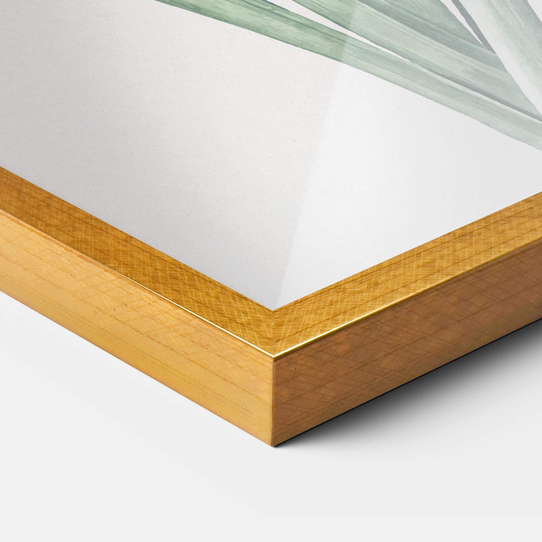 Рамкиран постер Dark Blue Iris mockup 3