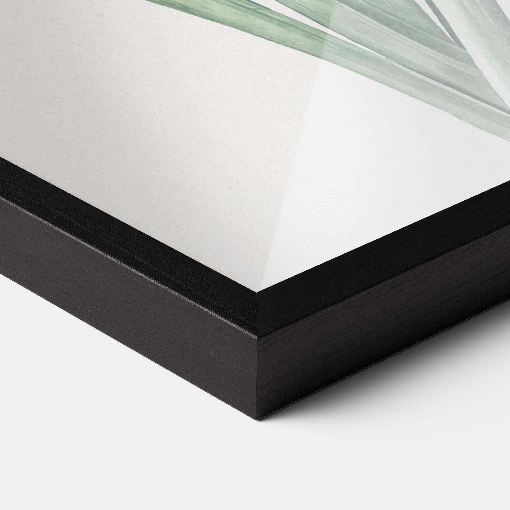 Рамкиран постер Dark Blue Iris mockup 3