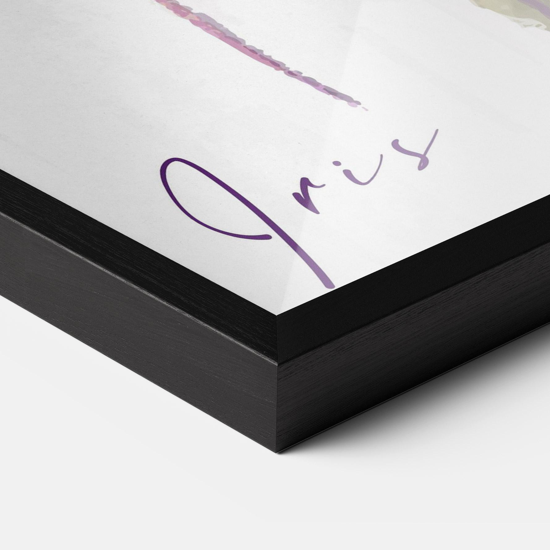 Рамкиран постер Iris Drop mockup 3