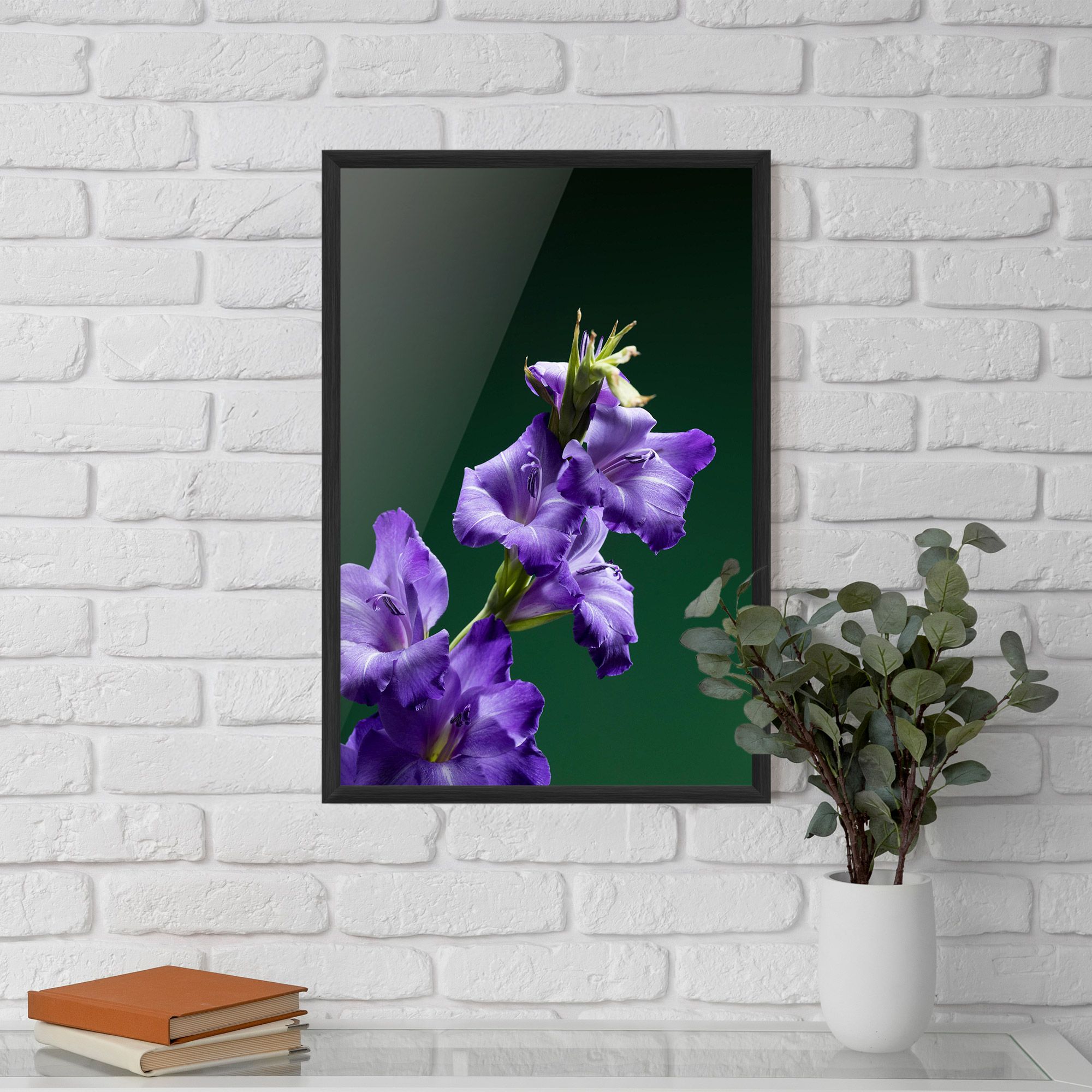 Iris On Green mockup 5