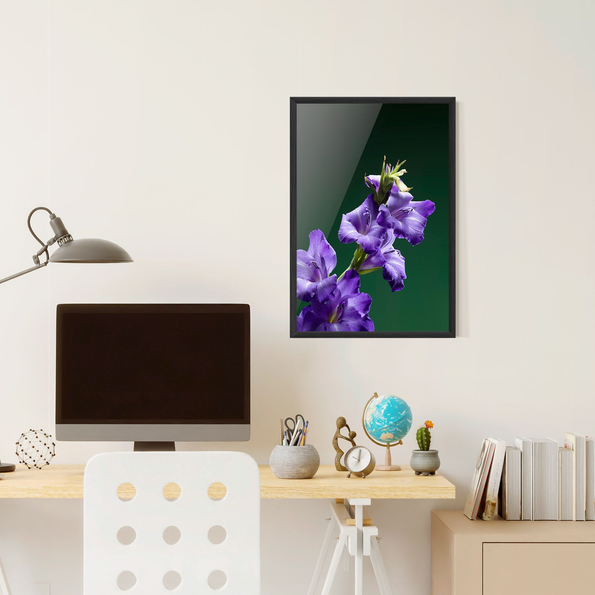 Iris On Green mockup 6