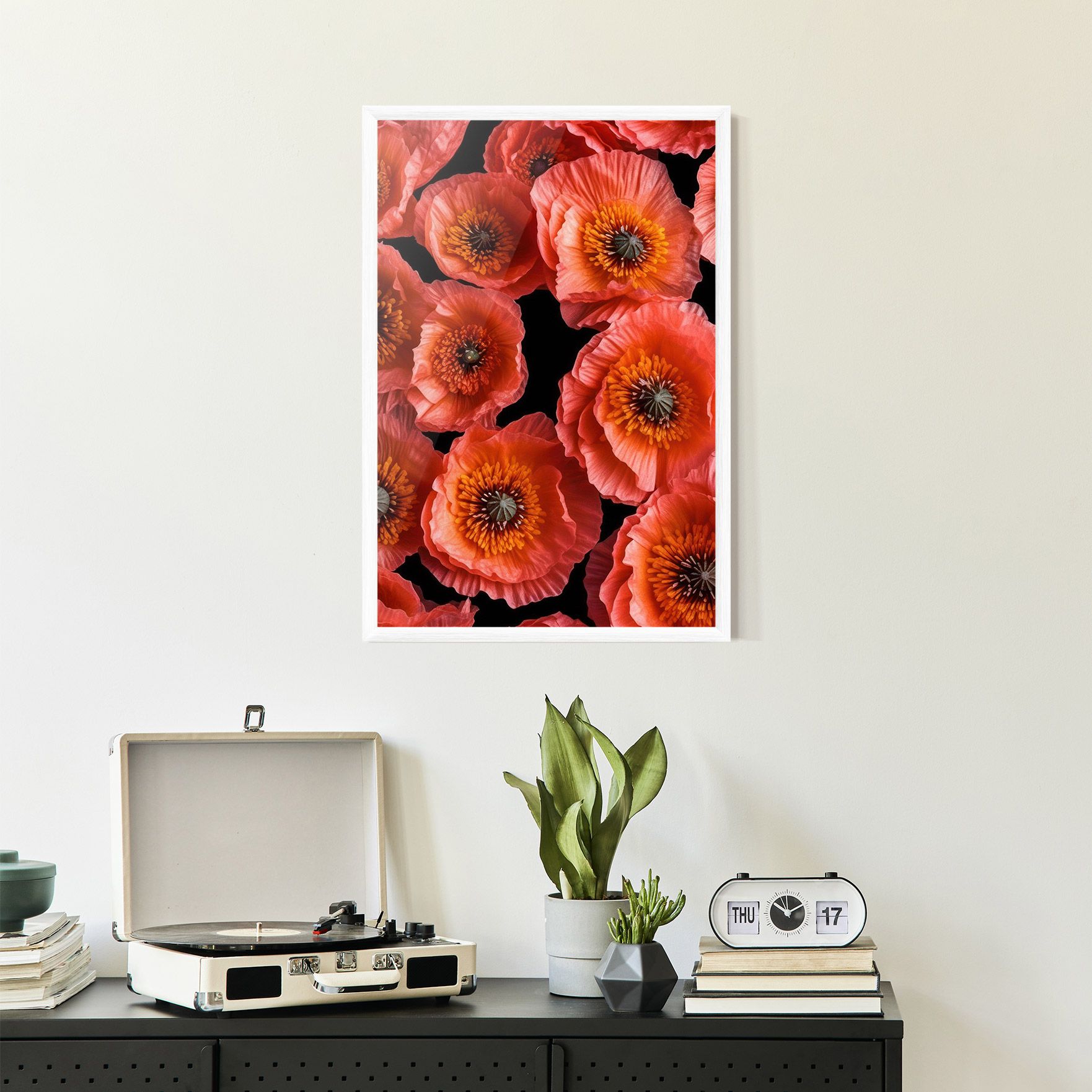 Light Red Poppies mockup 2