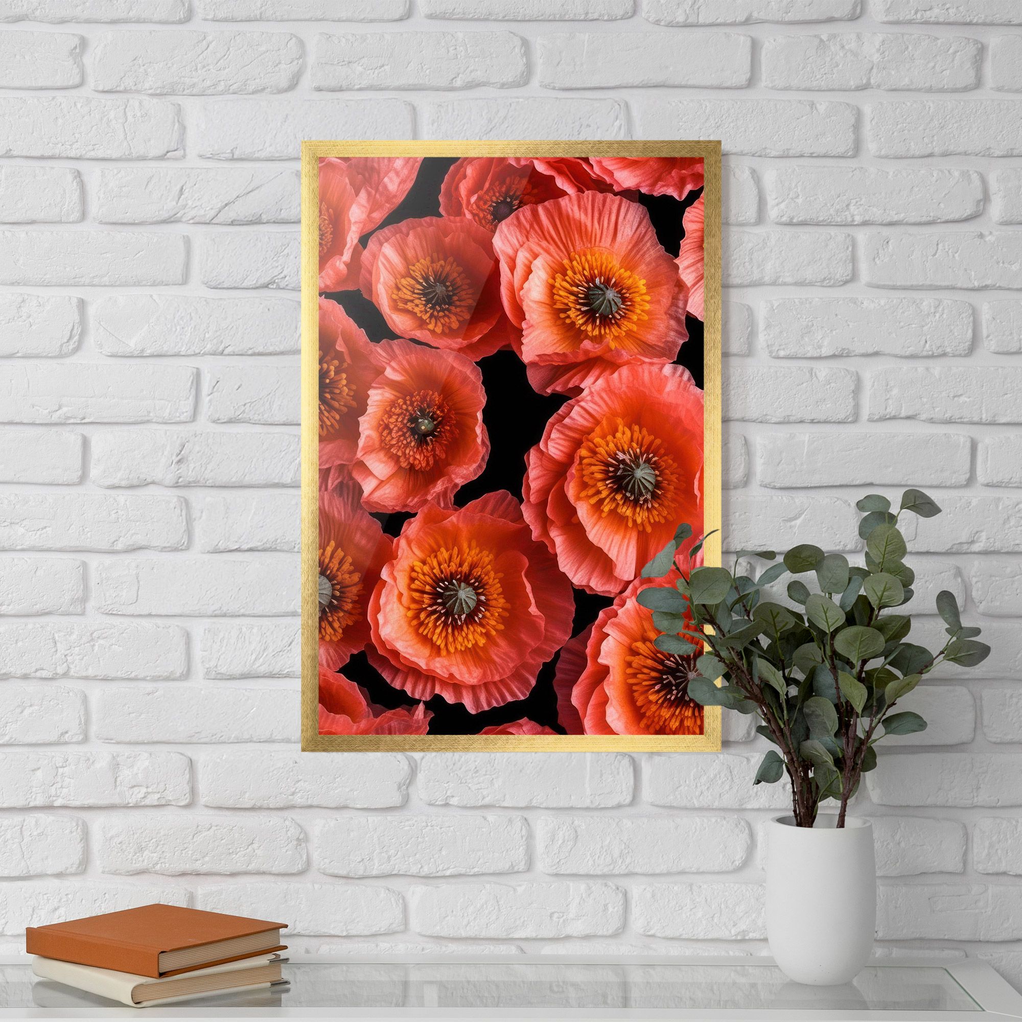 Light Red Poppies mockup 5