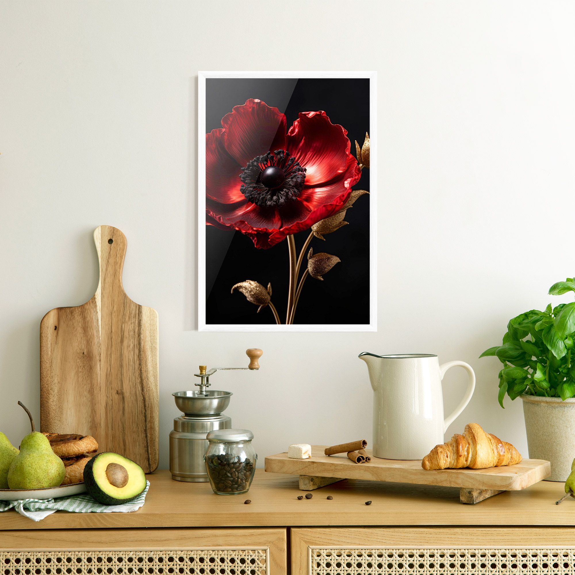 Dark Red Poppy mockup 8