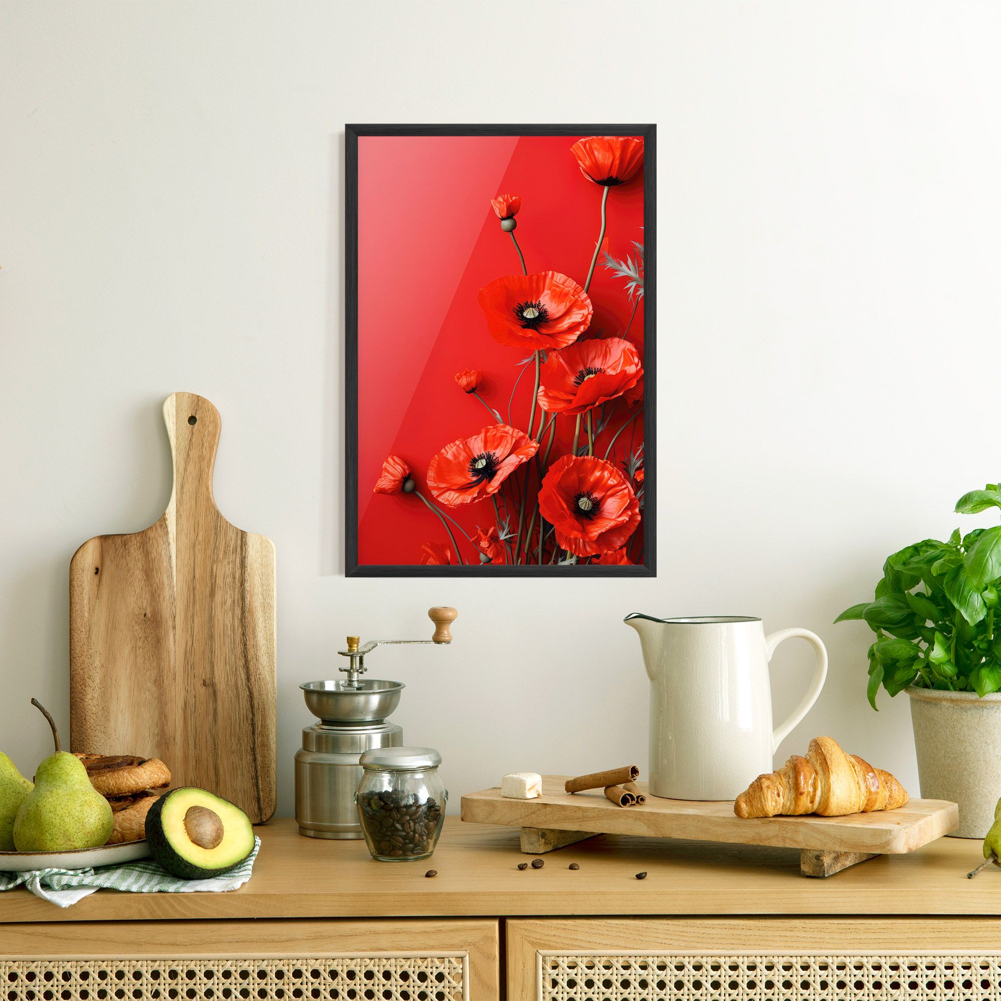 Poppies On The Table mockup 8