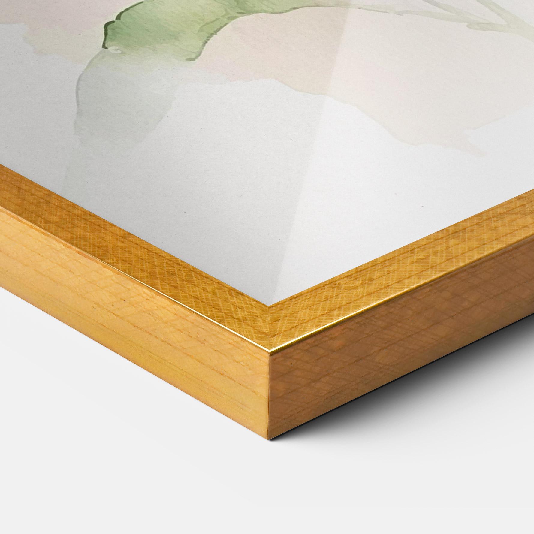 Рамкиран постер Painted Pretty Daisy mockup 3