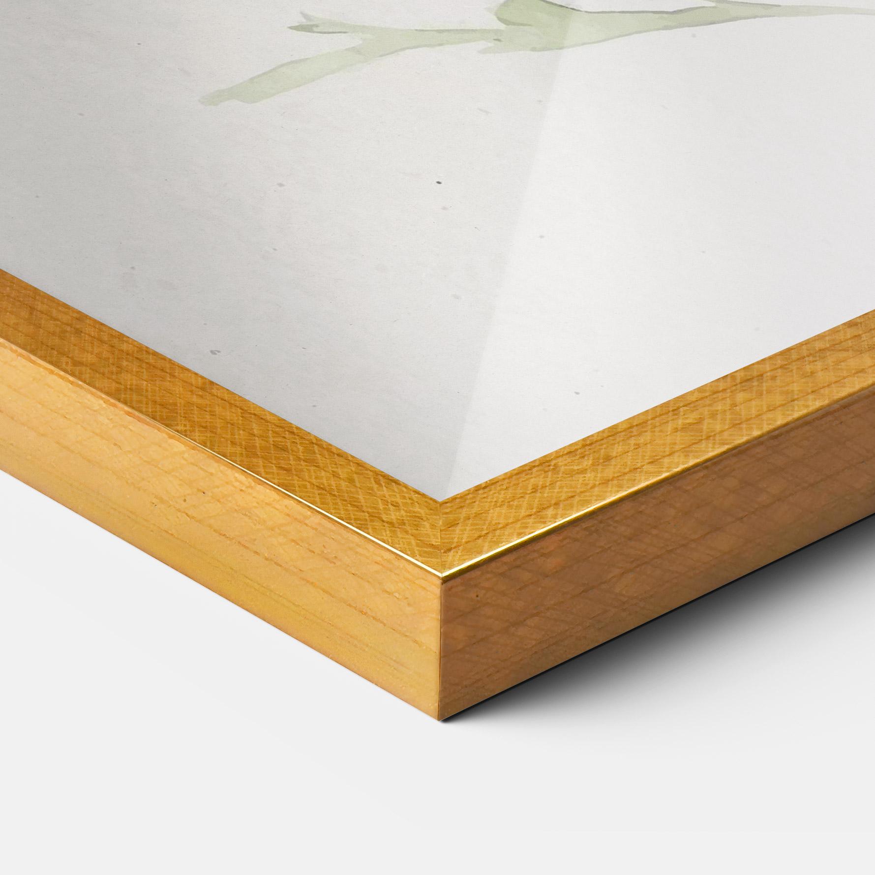 Рамкиран постер Painted White Daisy mockup 3