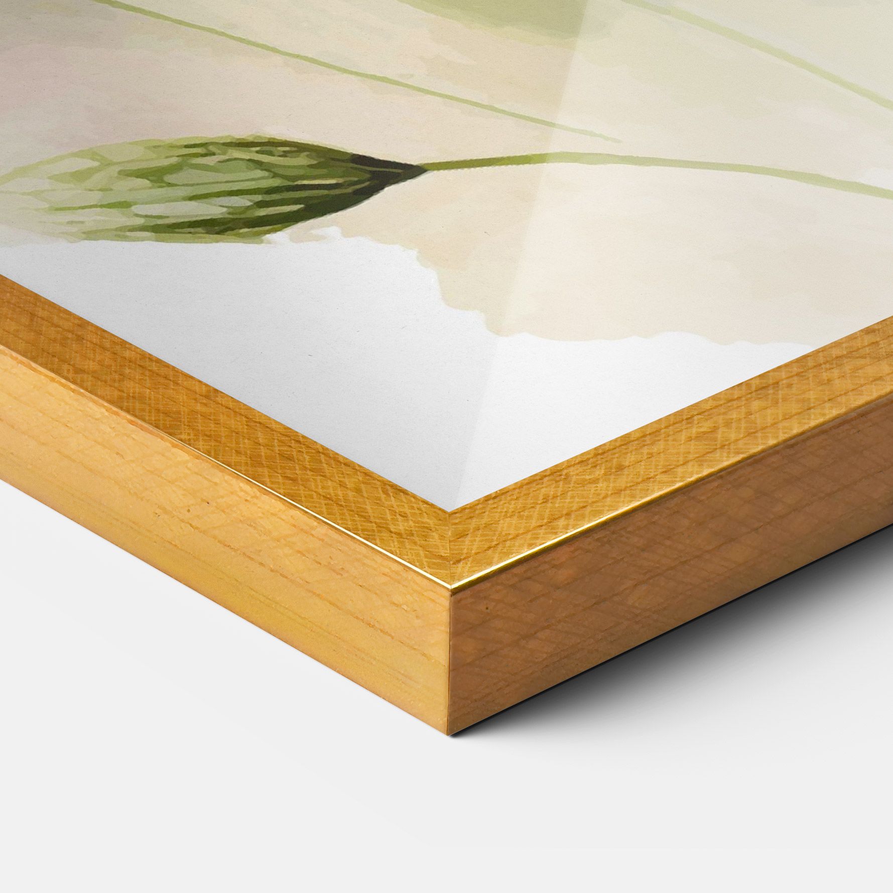 White Daisy Art mockup 3