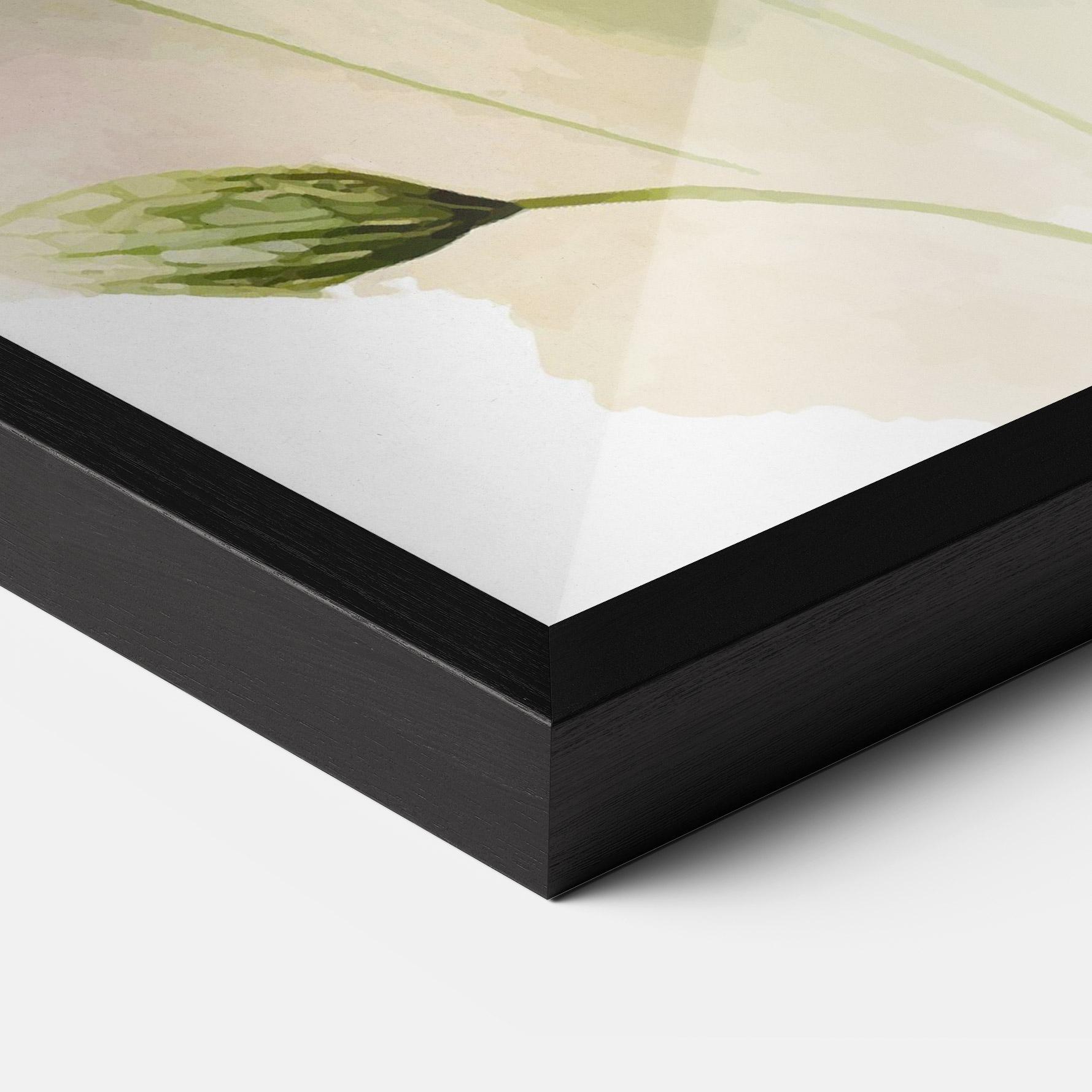 Рамкиран постер White Daisy Art mockup 3