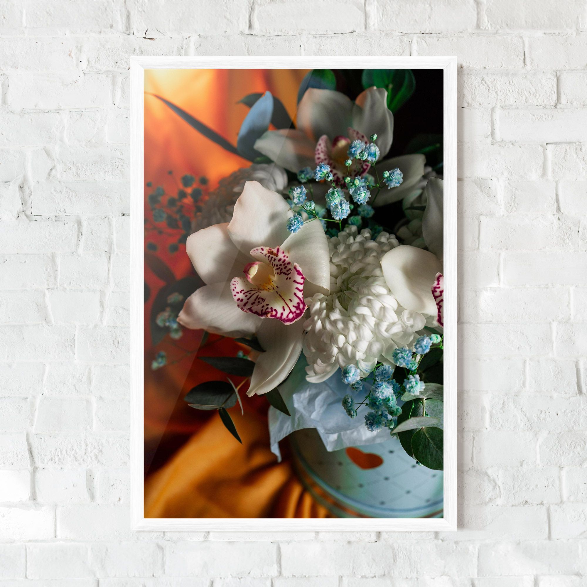 Orchid In Vase mockup 0