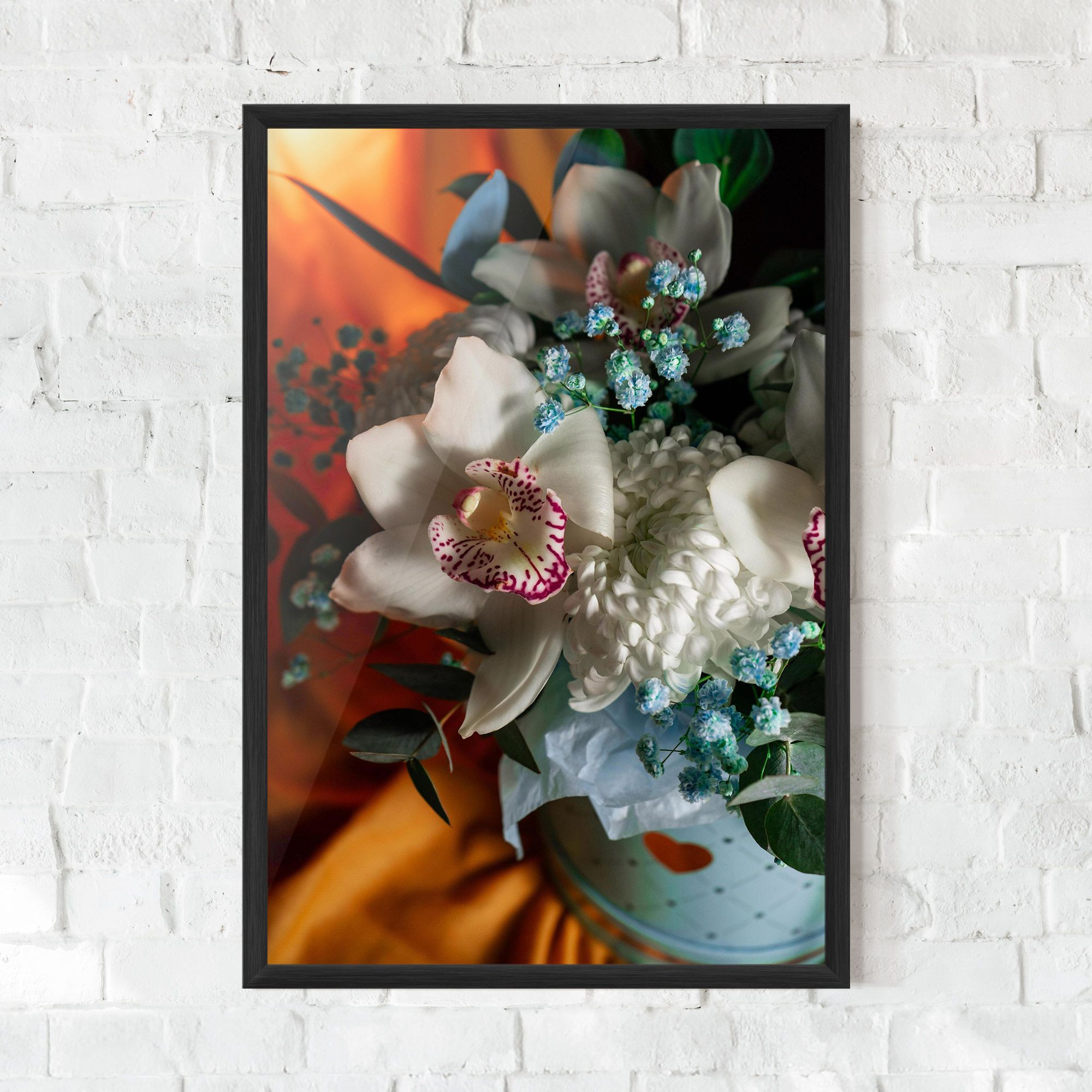 Orchid In Vase mockup 0
