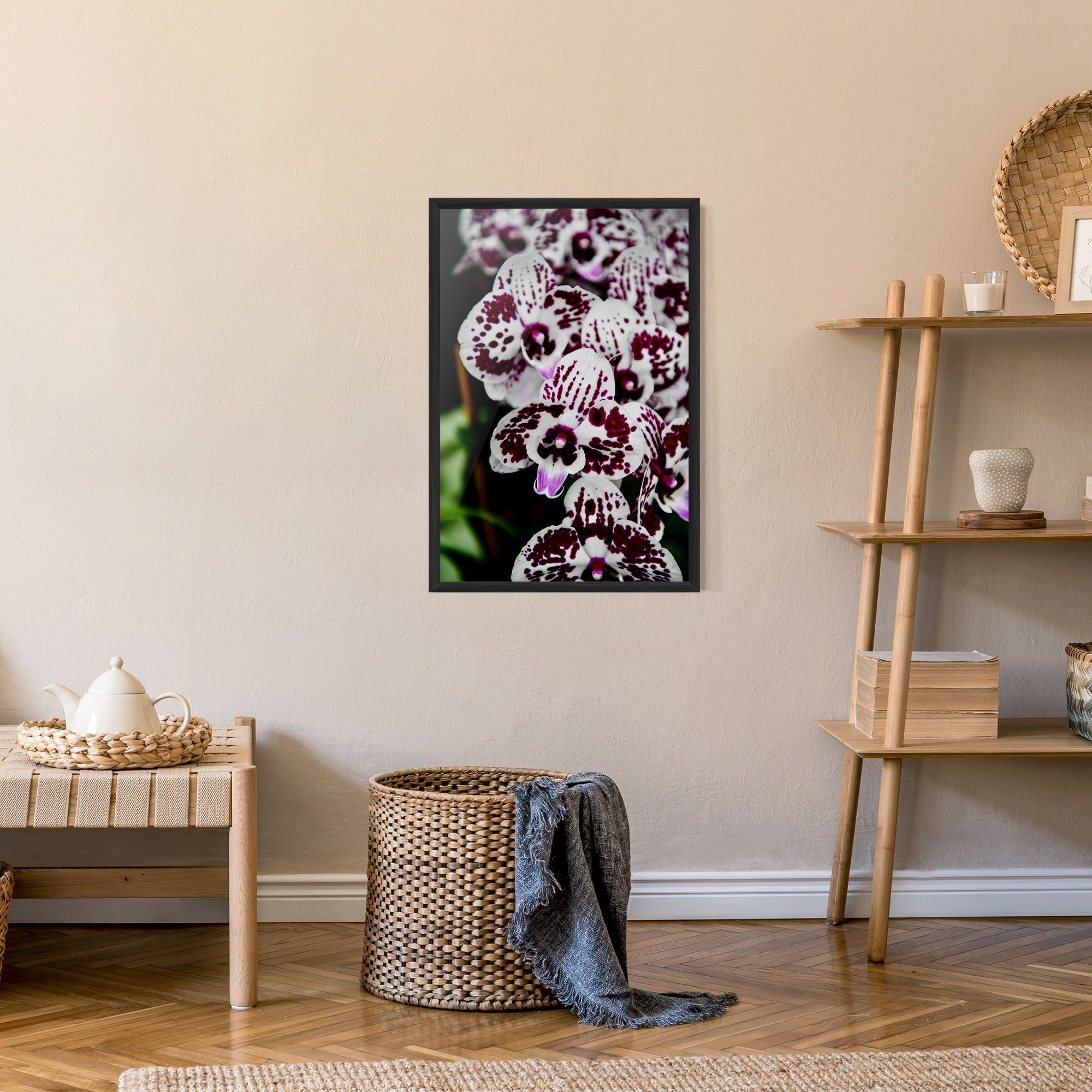 Dark Purple Orchids mockup 9