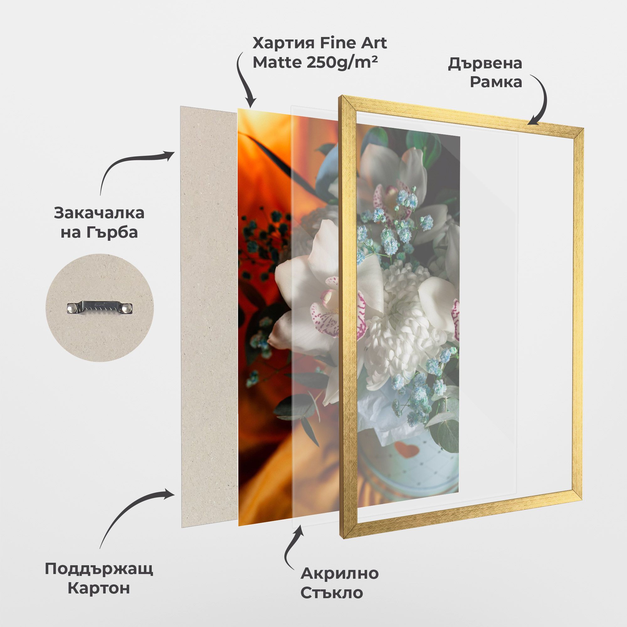 Orchid In Vase mockup 1