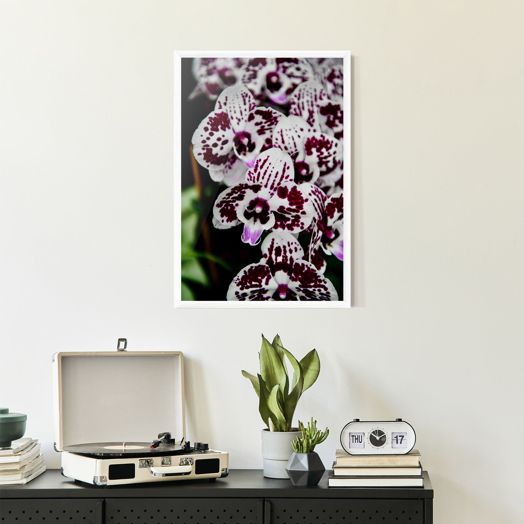 Dark Purple Orchids mockup 2