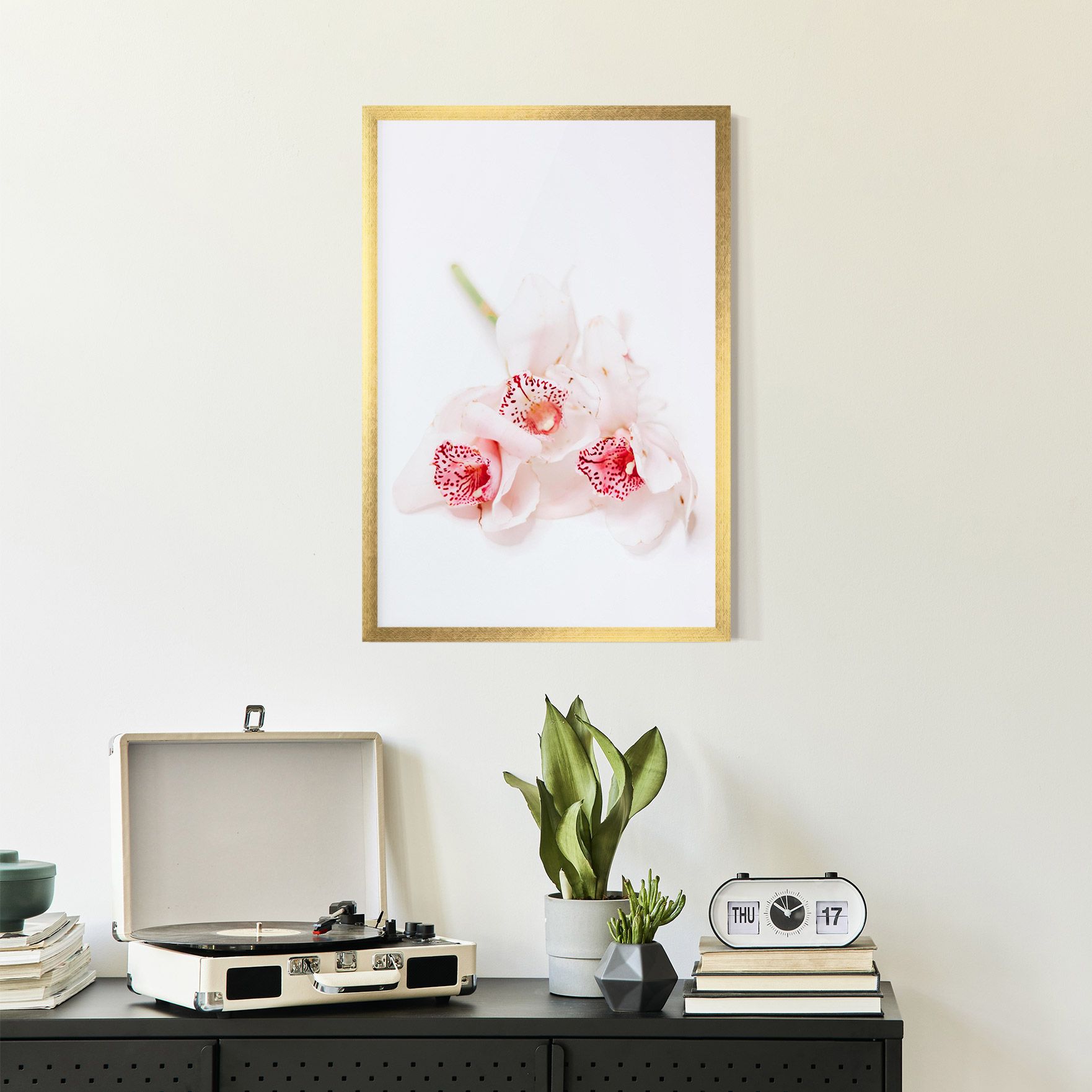 White Orchid With Pink mockup 2