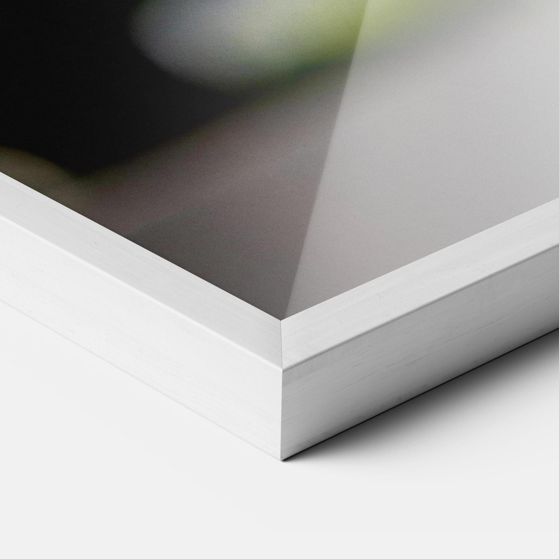 Рамкиран постер White Orchid With Water mockup 3