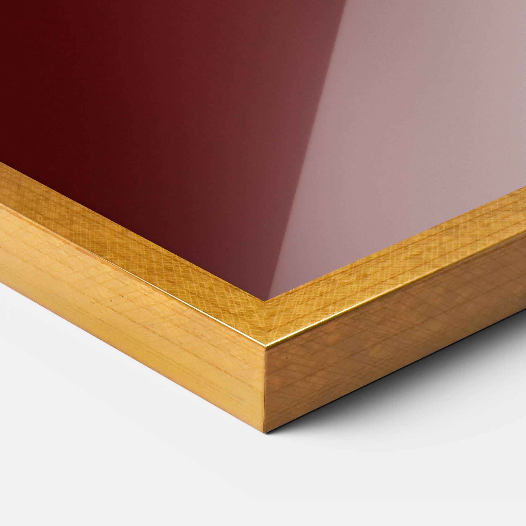 Рамкиран постер Strong Orange Orchid mockup 3