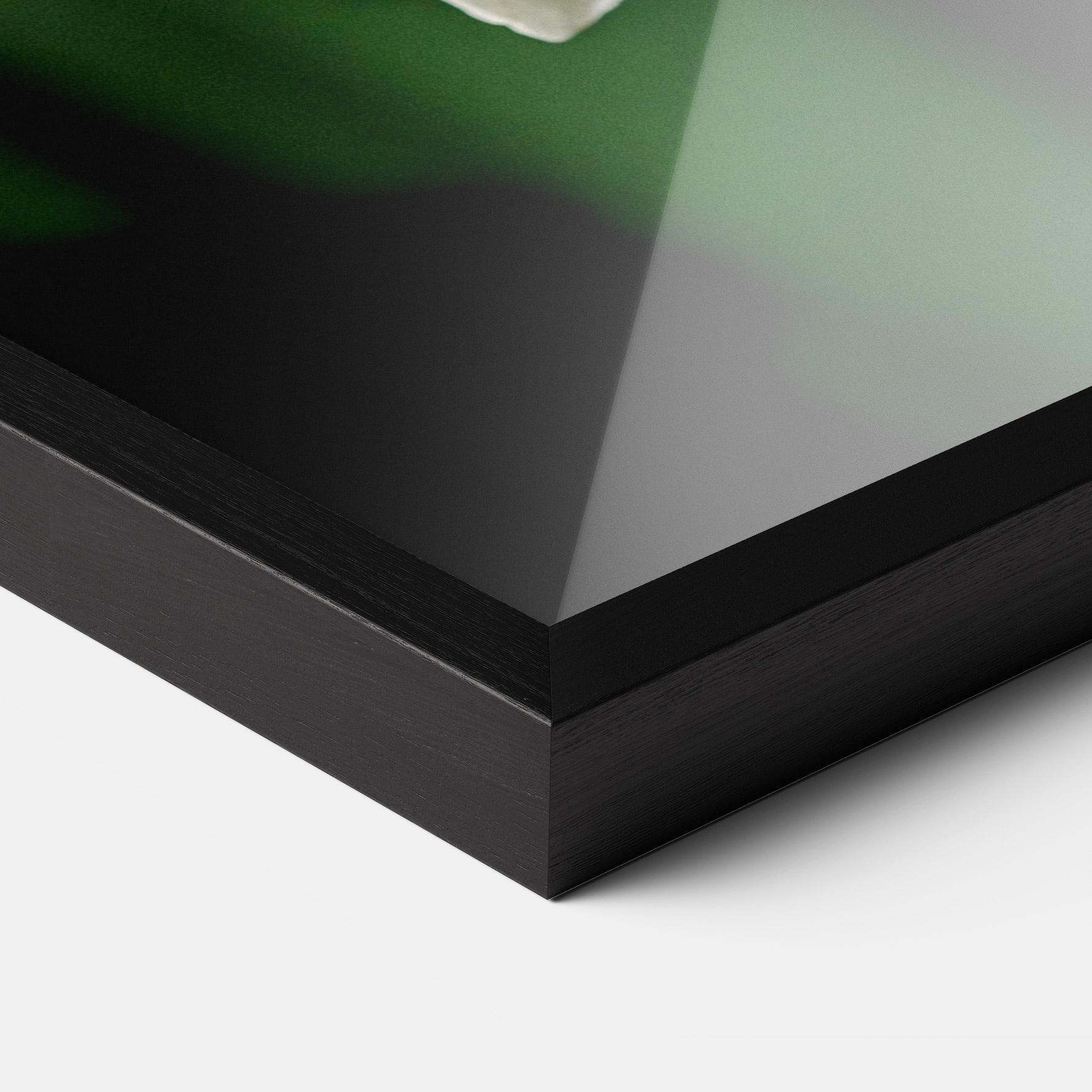 Рамкиран постер Orchid On Green mockup 3