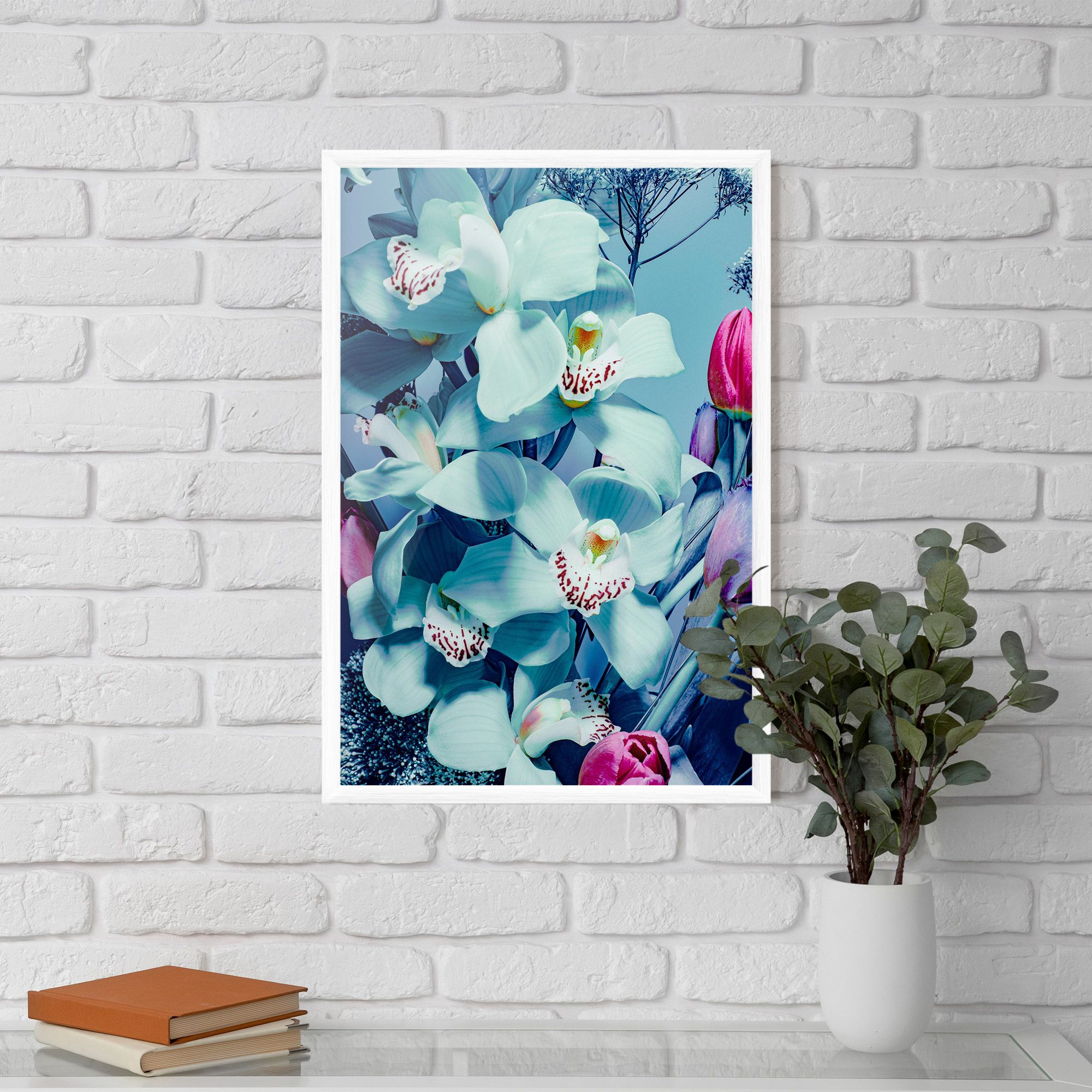Light Blue Orchids mockup 5