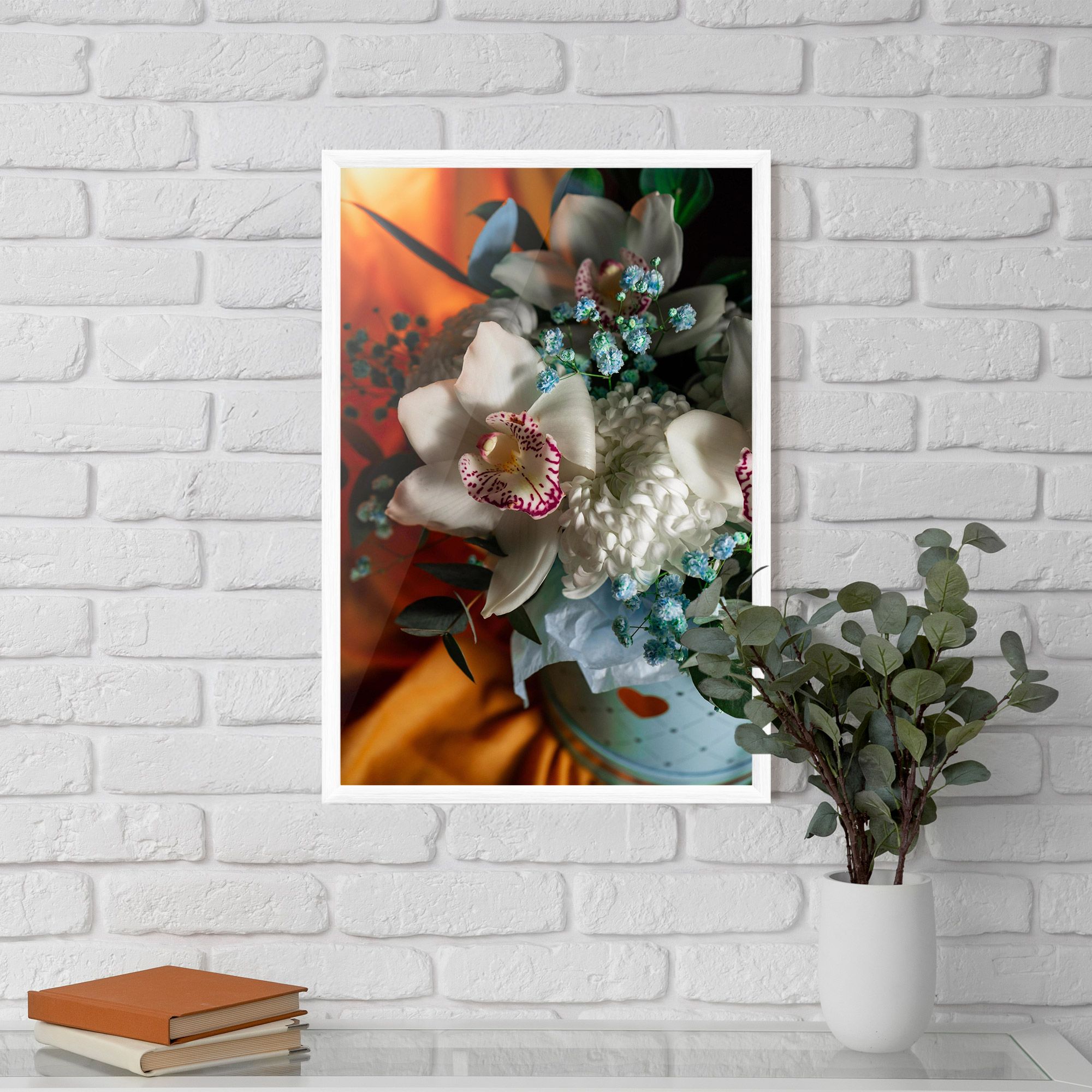 Orchid In Vase mockup 5