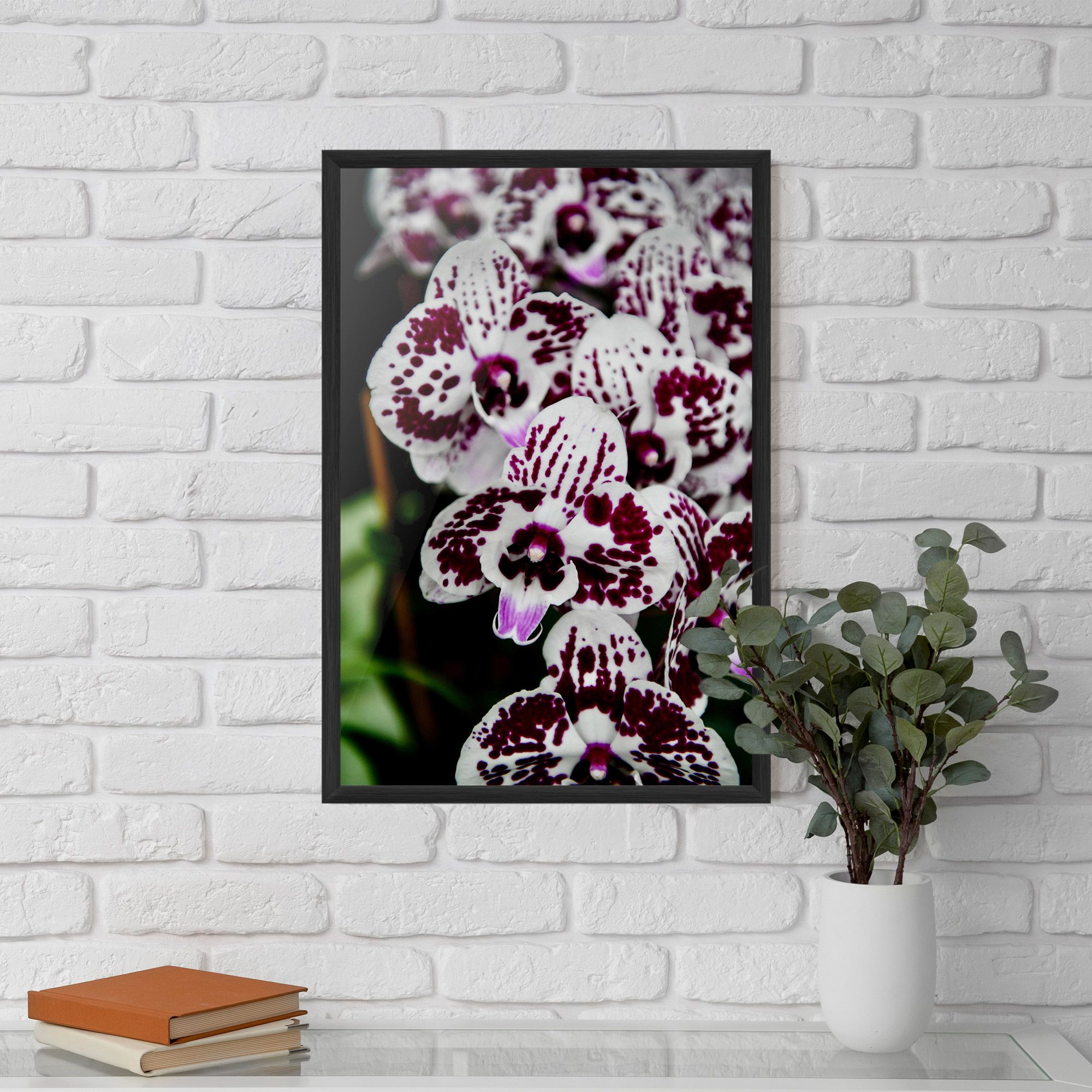 Dark Purple Orchids mockup 5