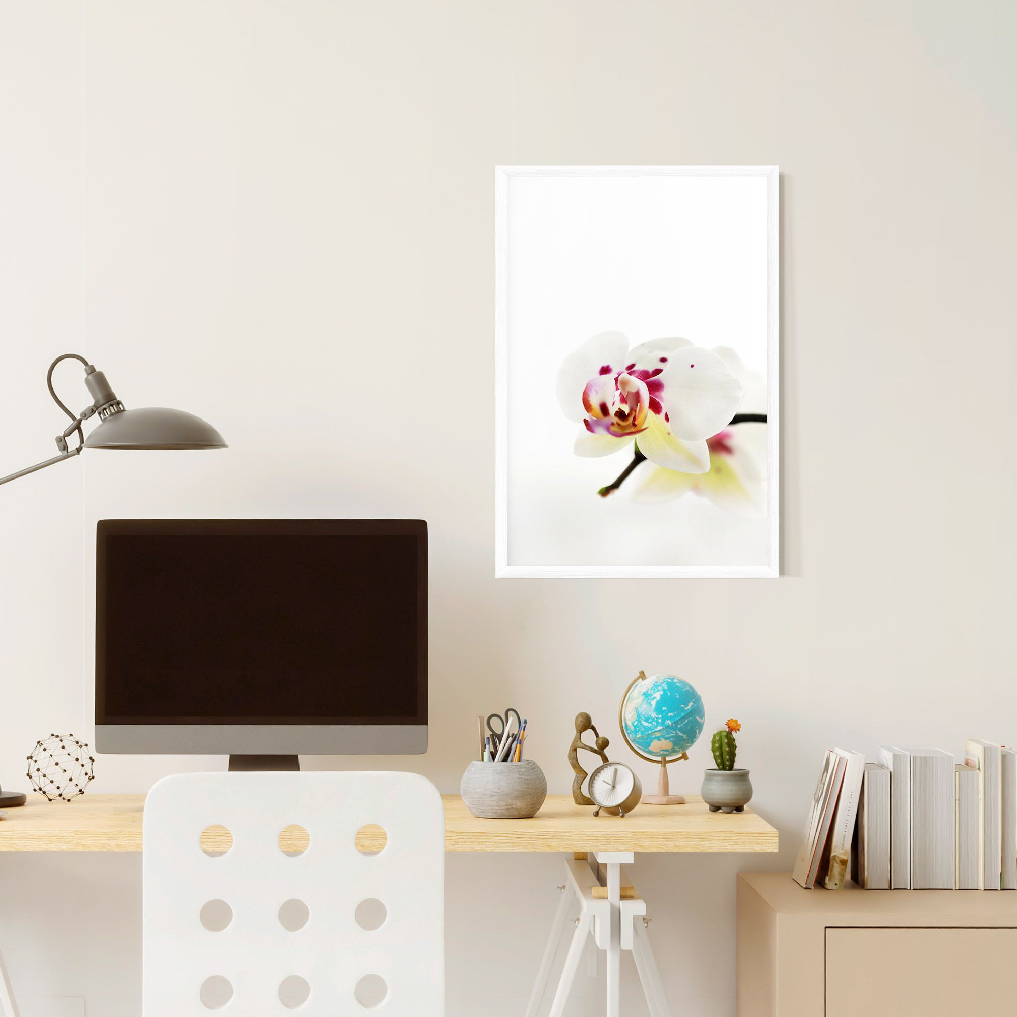 Clean White Orchid mockup 6