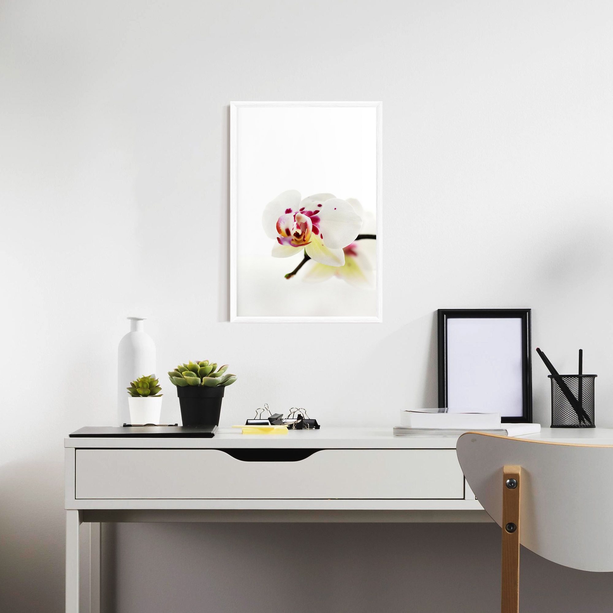Clean White Orchid mockup 7