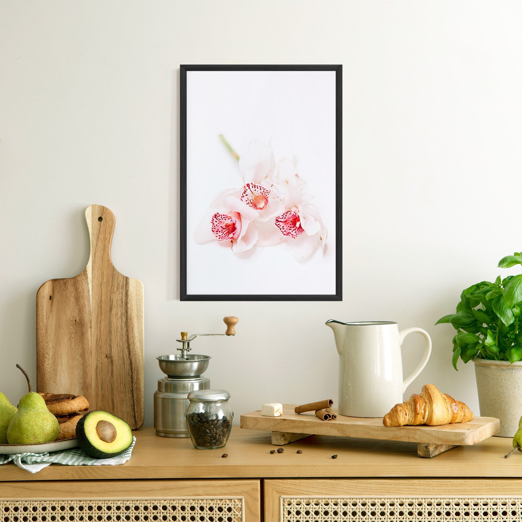 White Orchid With Pink mockup 8