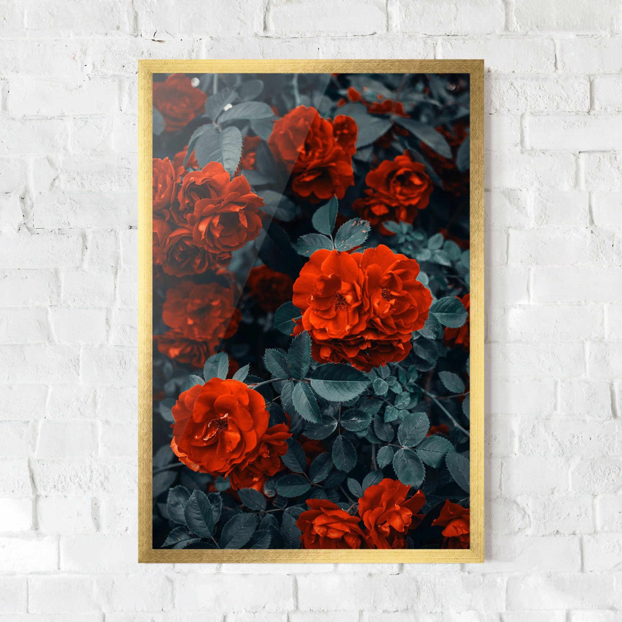 Bright Red Rose mockup 0