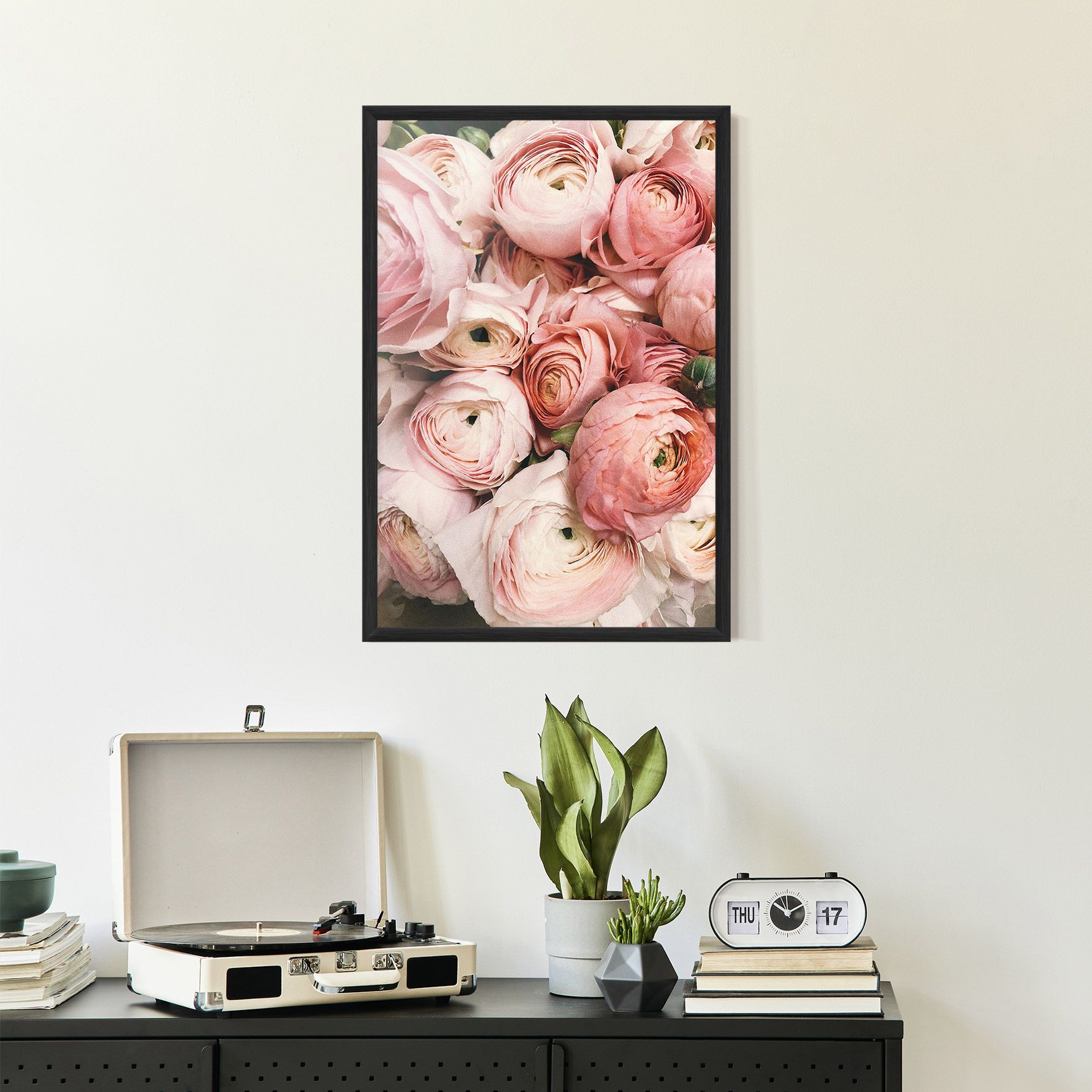 Pink Rose Bouquet mockup 2